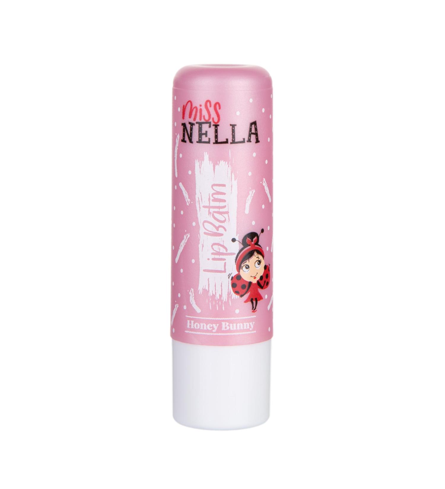 Miss Nella HONEY BUNNY Hypoallergenic Lip Balm for Kids | Non-Toxic Makeup for Sensitive Skin - Buy Online on GoSupps.com