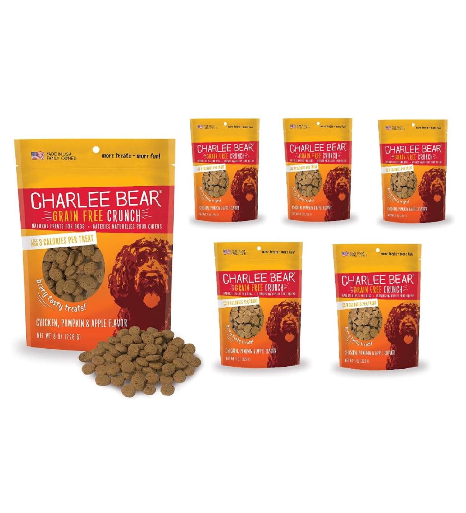 Crunchy Chicken Pumpkin and Apple Flavor Dog Treats - 6 Pack 8 oz Each - Buy Online on GoSupps.com