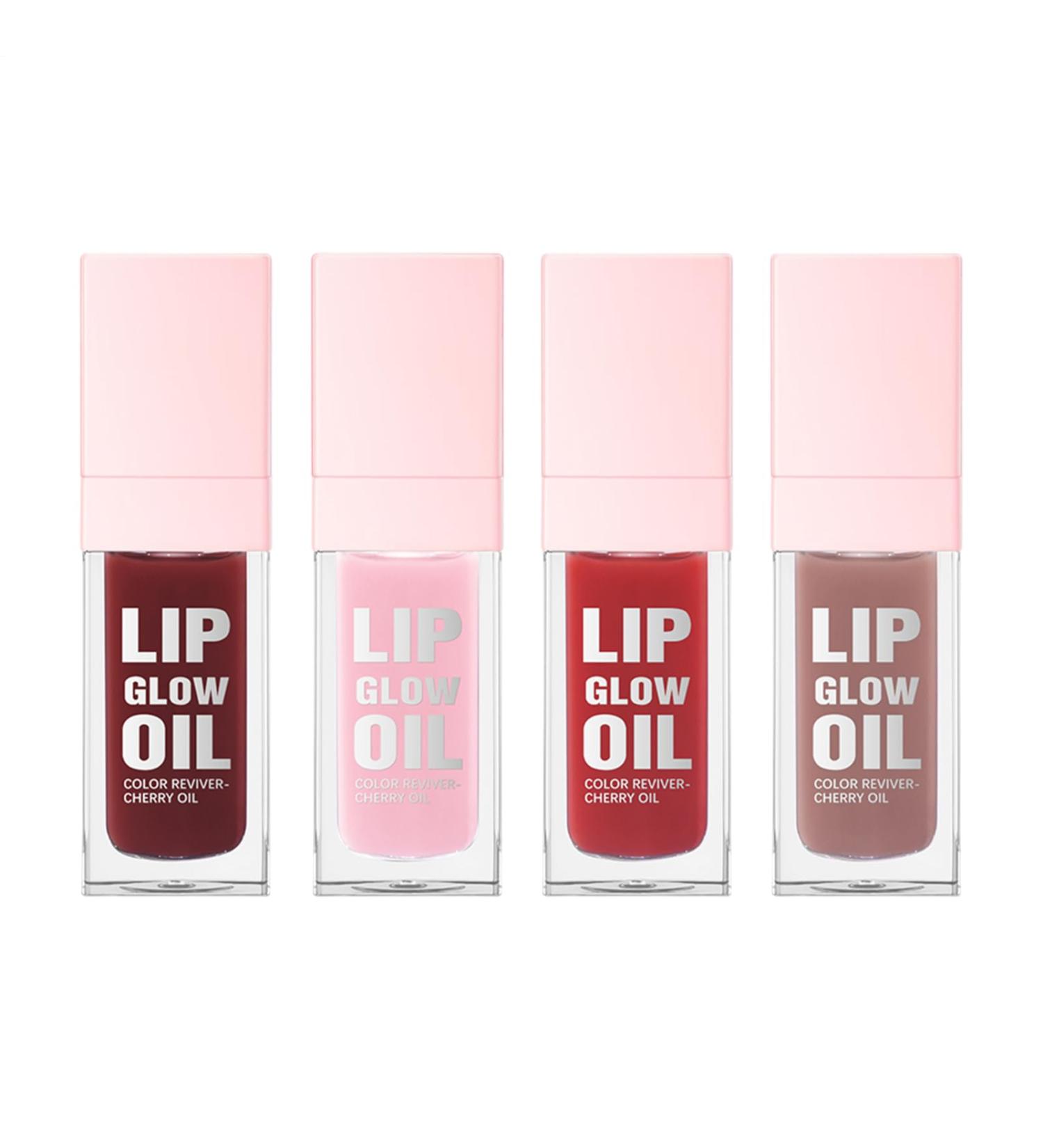  Ihdjasg Set of 4 nourishing long-lasting colored lipsticks with lip oil for makeup for girls and women for Christmas holidays and beauty parties - Buy Online on GoSupps.com