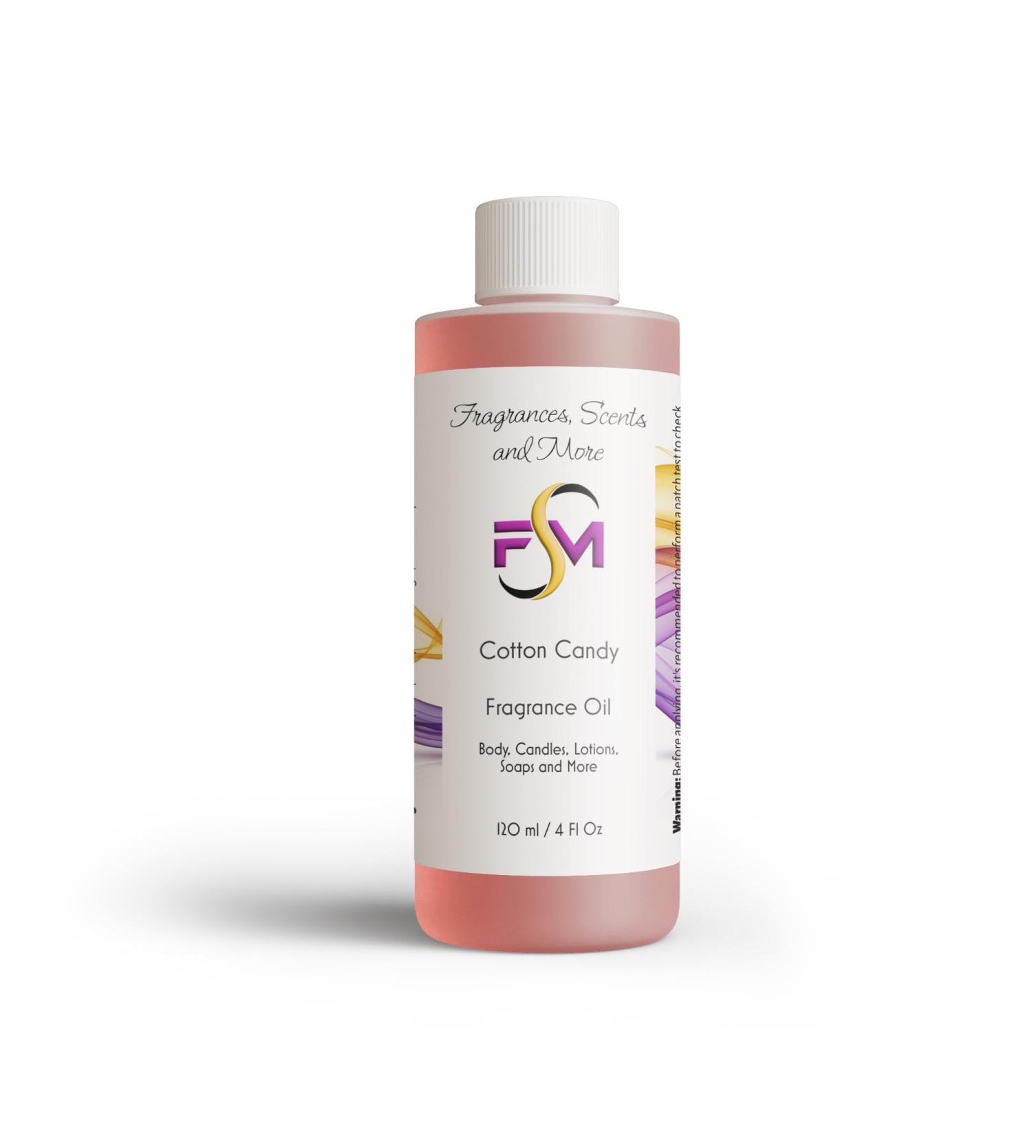 Cotton Candy Fragrance Oil - 4 Fl Oz Plastic Bottle (120ml) 4 Fl Oz (Pack of 1) - Buy Online on GoSupps.com