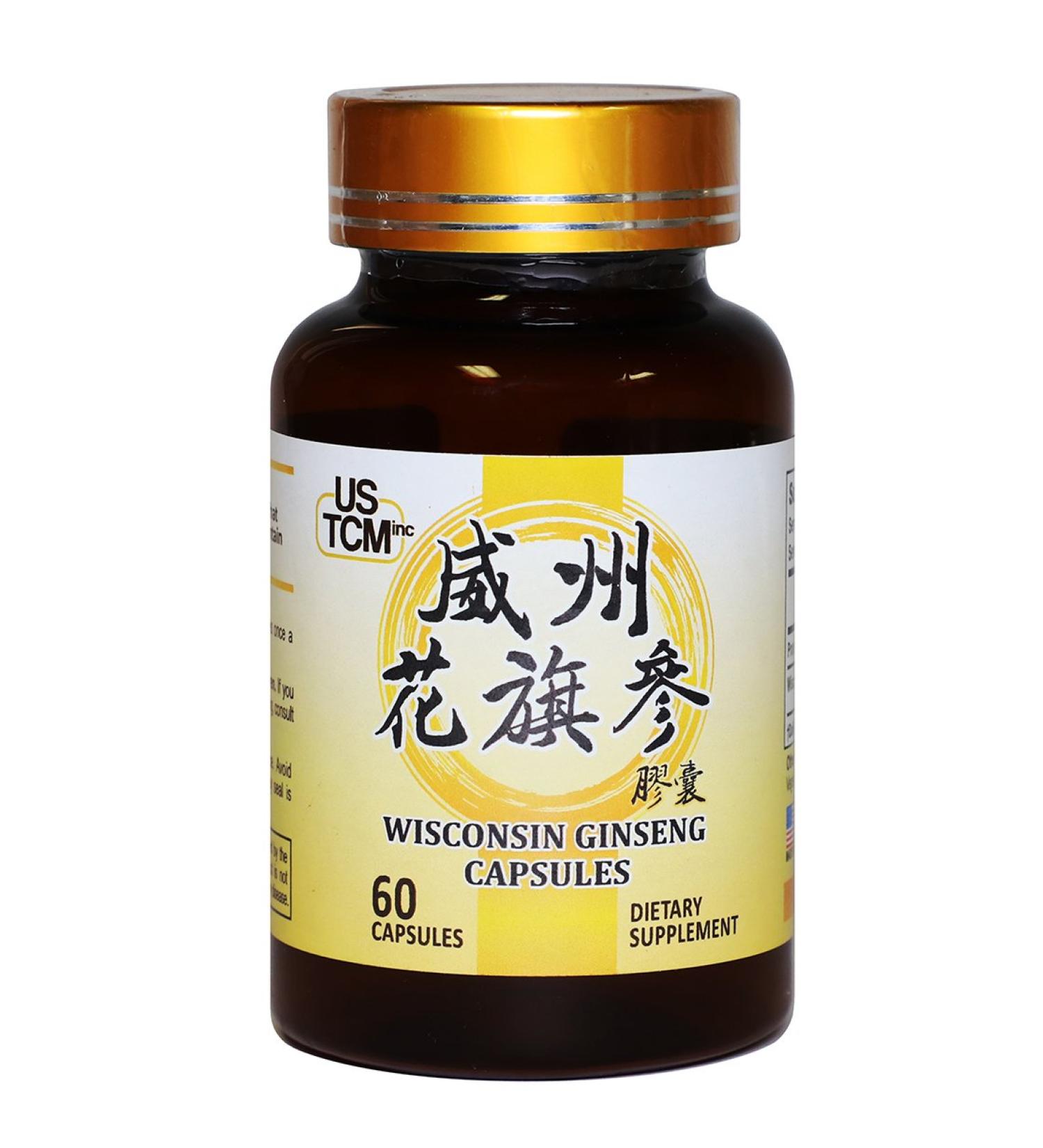 Wisconsin American Ginseng Capsules Vegetable Capsules 500mg 60 Capsules 100% Pure Wisconsin Ginseng No Preservatives for Energy Support Healthy Immune System Made in USA - Buy Online on GoSupps.com