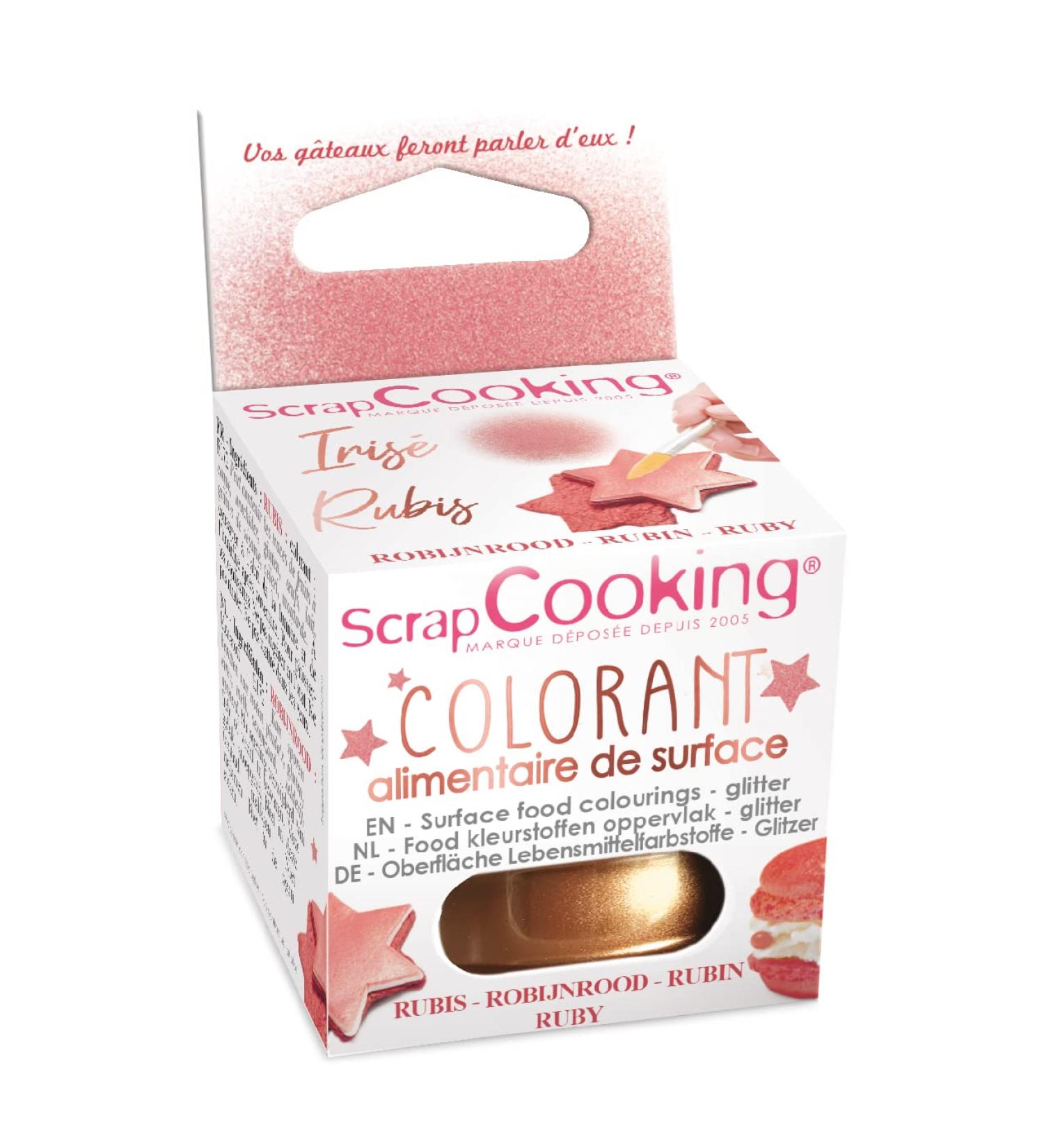 Food Colouring Powder Surface - Ruby - 5 g - Buy Online on GoSupps.com