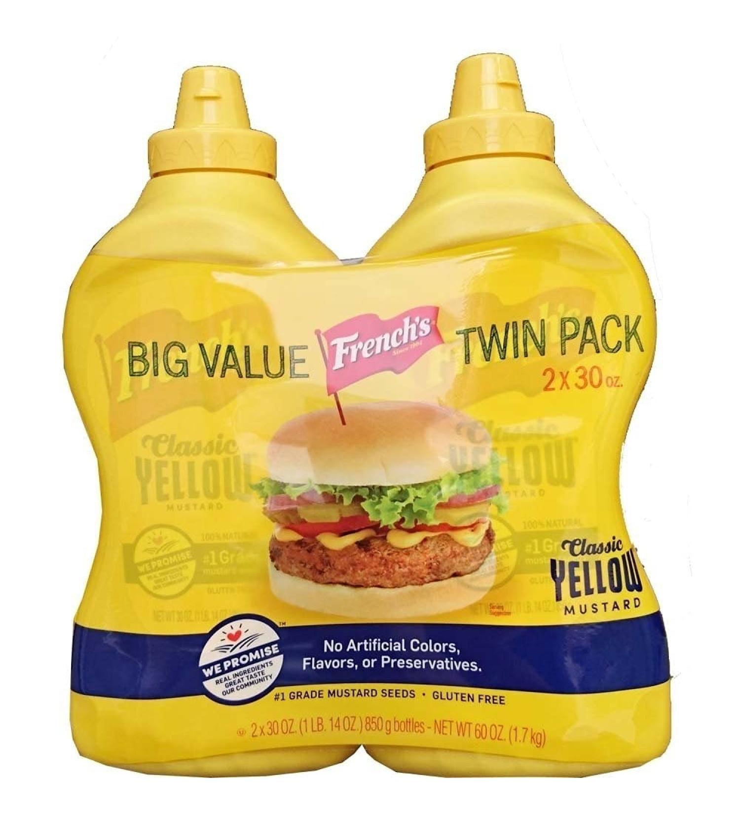 French's Classic Yellow Mustard - 2/30 Oz.