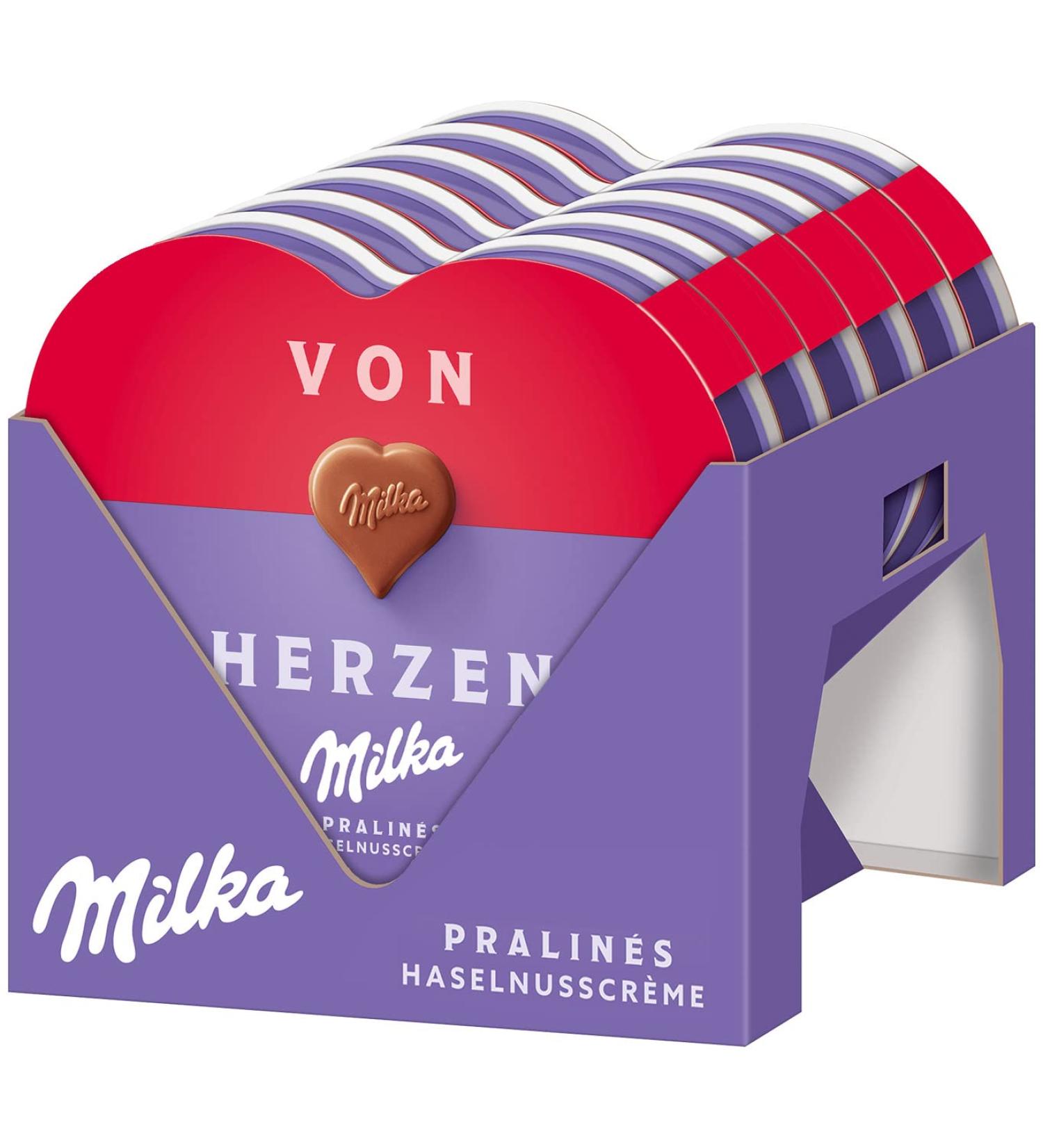 Milka I Love Milka Chocolates 12 x 44g - Nut-Nougat Cream in Alpine Milk Chocolate - International Shipping Available - Buy Online on GoSupps.com