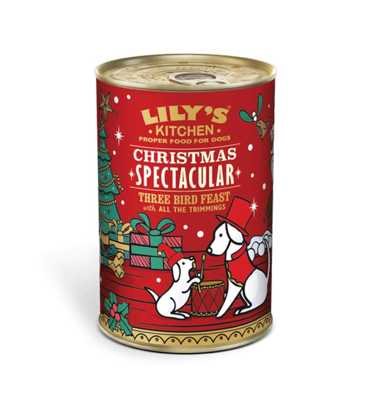 Lilys Kitchen Natural Dog Christmas Three Bird Feast 400g