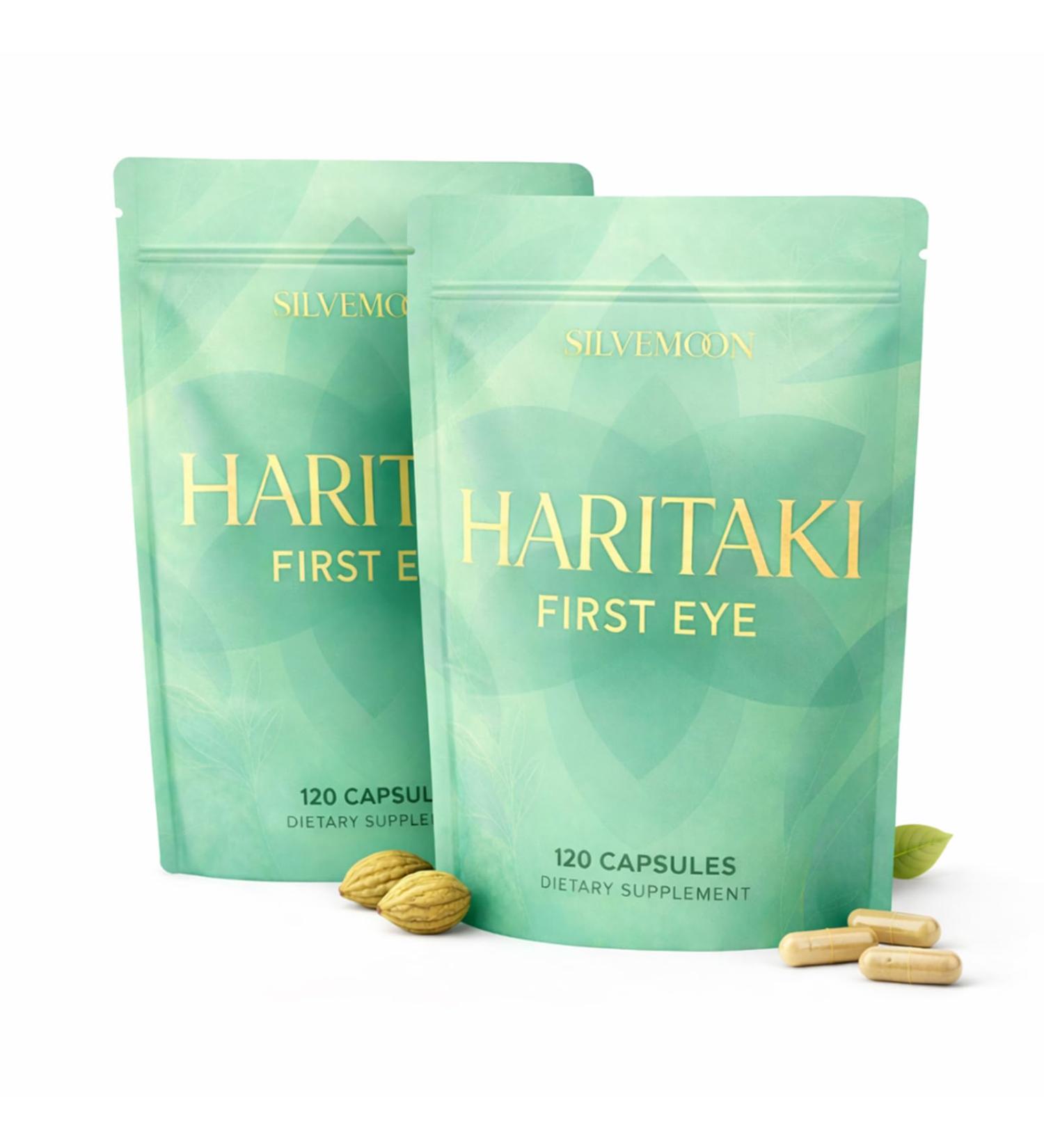 SILVEMOON Haritaki Capsules Organic Terminalia Chebula Fruit Extract 120 Veggie (2) - Buy Online on GoSupps.com