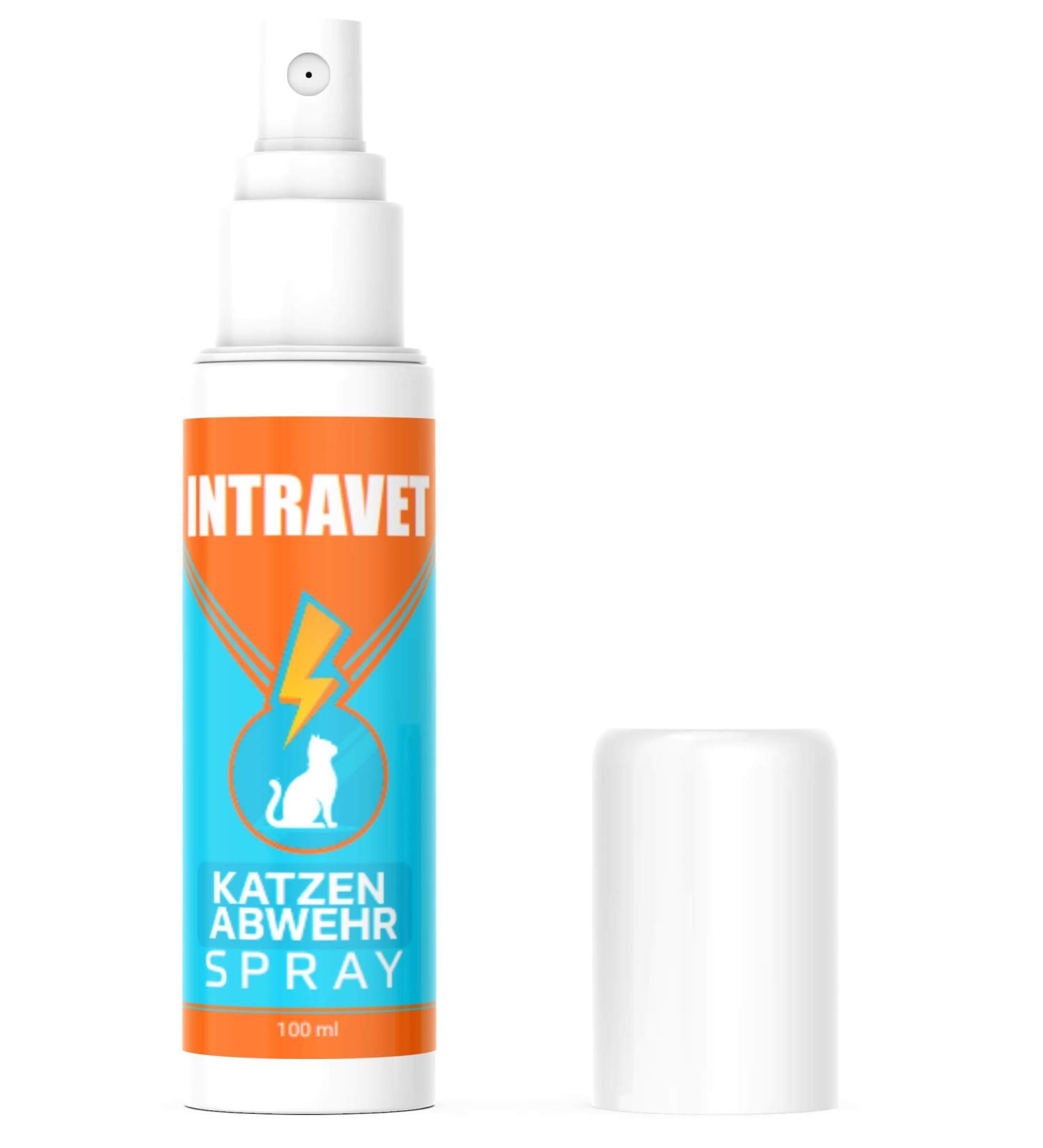 Saint Nutrition Intravet Cat DEFENSE Spray - Effective Indoor & Outdoor Cat Repellent by Tomcat - Stop Cats from Entering Your Space - Buy Online on GoSupps.com