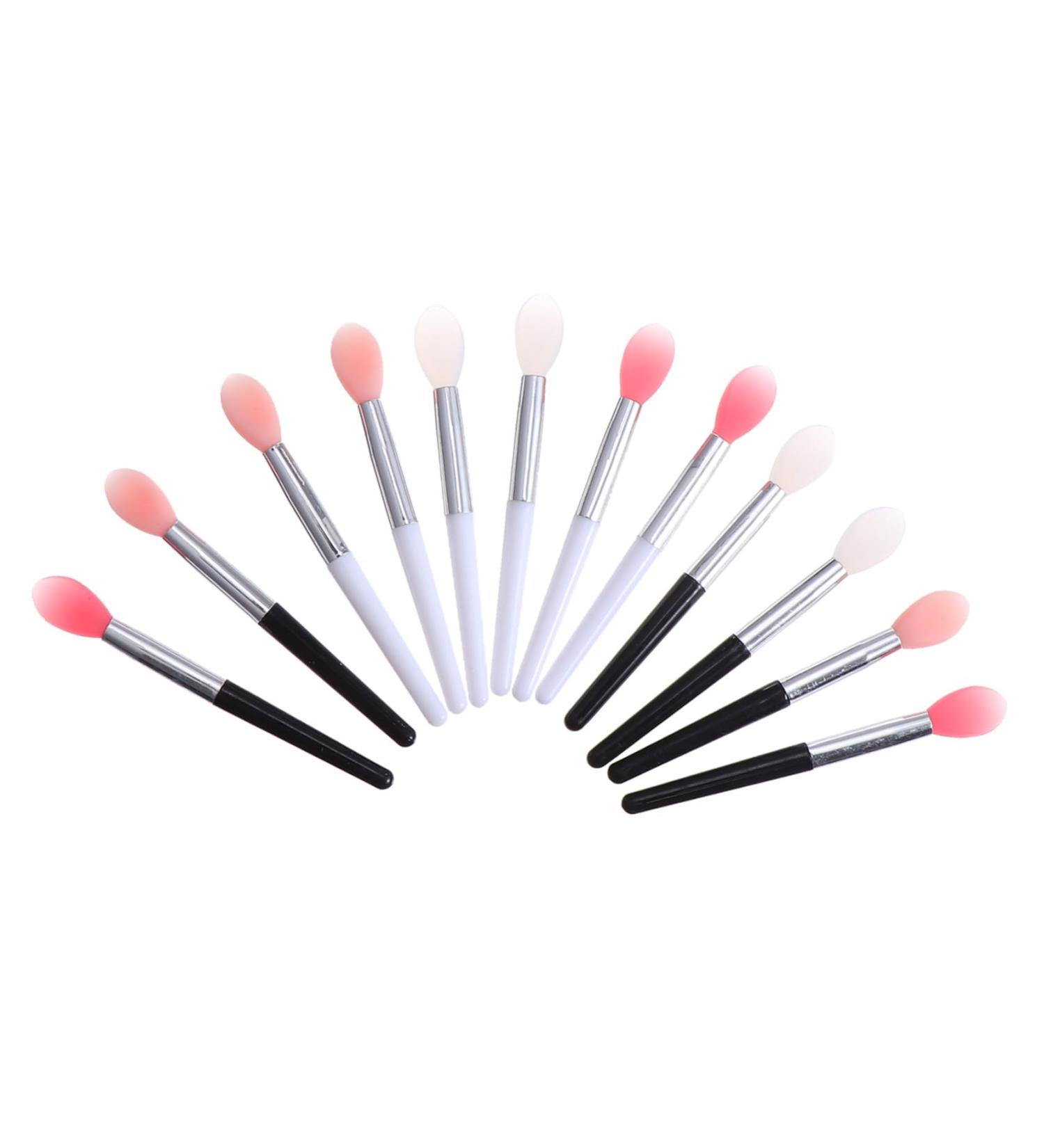 12pcs Silicone Lip Mask Brush Set - Perfect Lipstick Applicator & Makeup Tool for Flawless Application - Buy Online on GoSupps.com