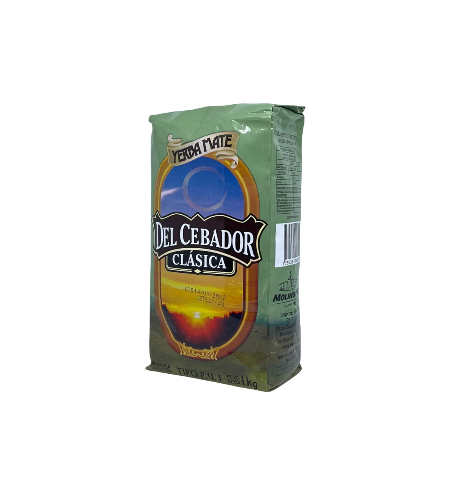 Premium Yerba Mate Del Cebador 1kg - High-Quality Argentine Loose Leaf Tea - Buy Online on GoSupps.com