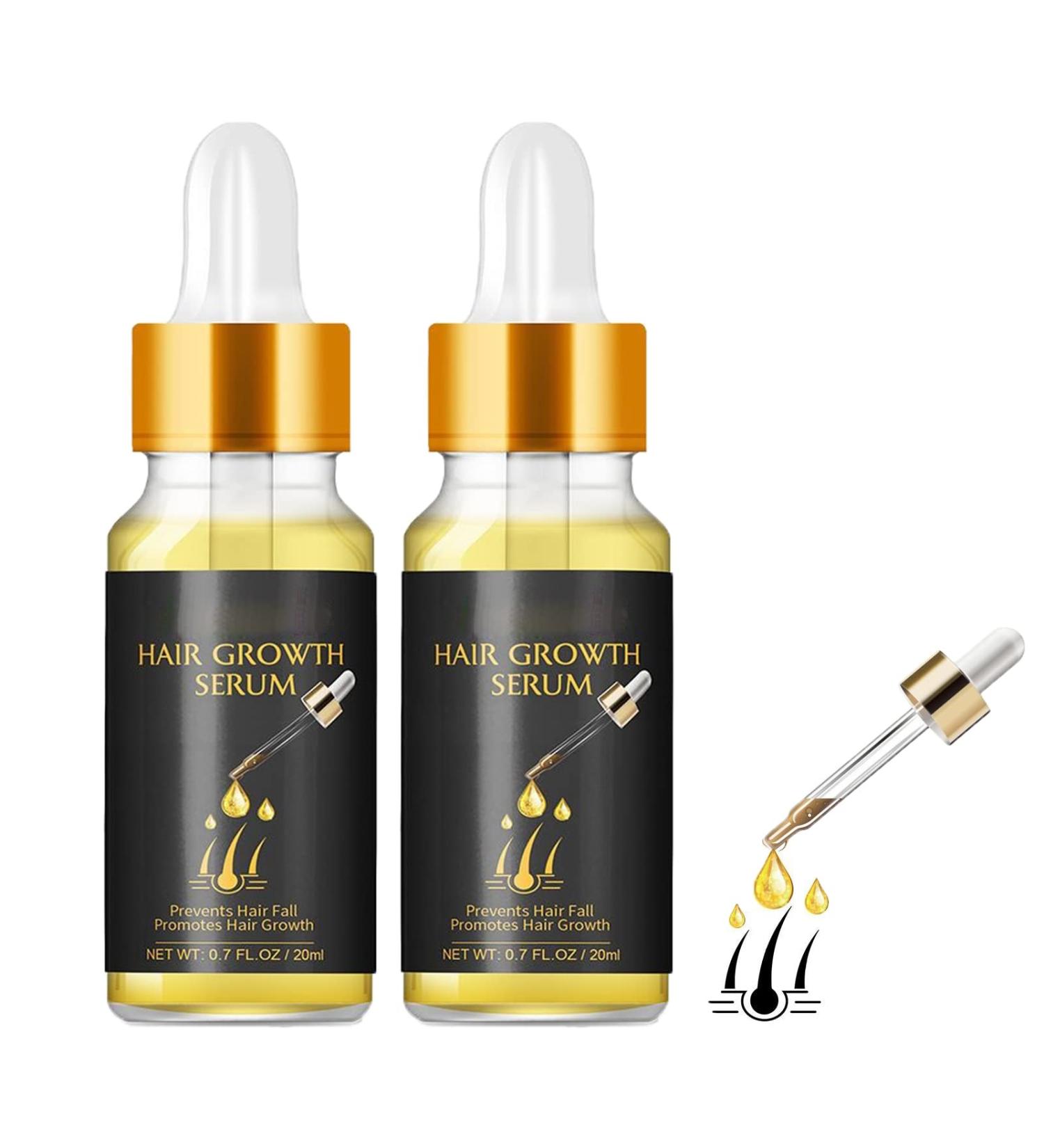 PopiHair Growth Serum - Biotin Herbal Thickening Serum (2pcs) - Buy Online on GoSupps.com