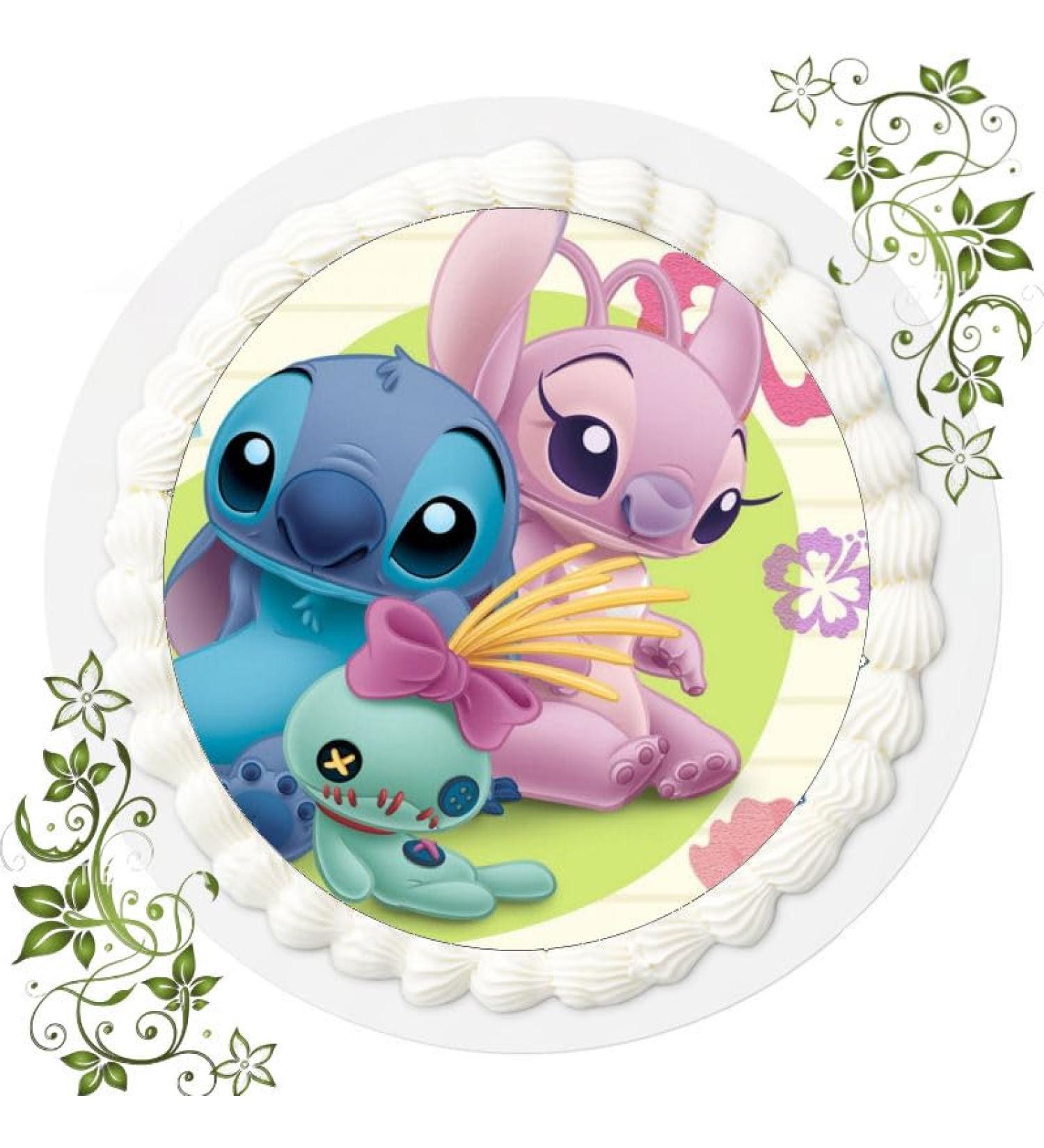 Buy Lilo & Stitch No. 7 Fondant Cake Topper | Perfect Birthday Motif for International Shipping - Buy Online on GoSupps.com