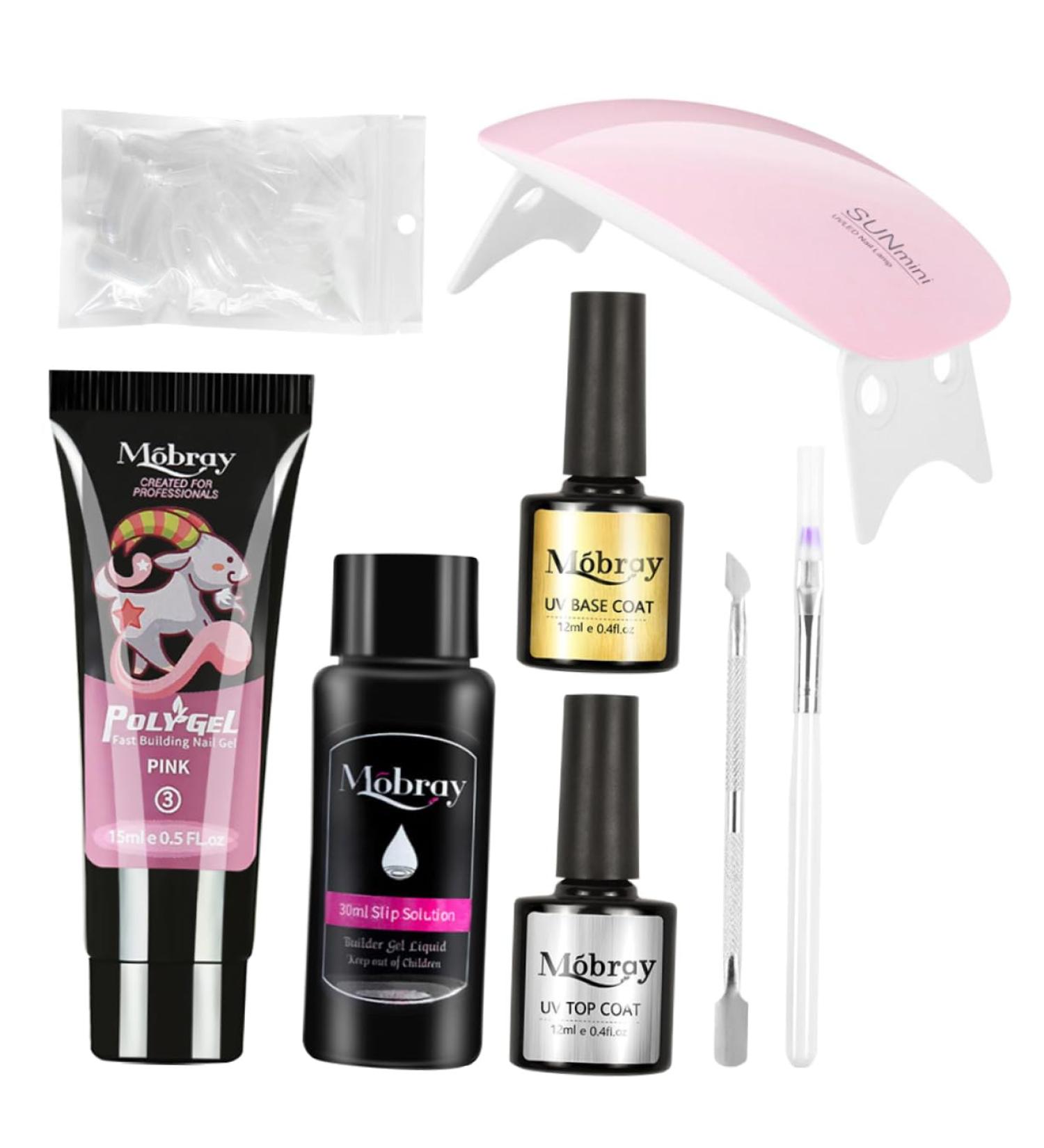 POPETPOP 1Set manicure tools set nail polish kit gel for nails fingernail kit nail extension kit nail kits nail art kit nail molding gel nail polish gel nail art gel nail gel abs lengthen - Buy Online on GoSupps.com