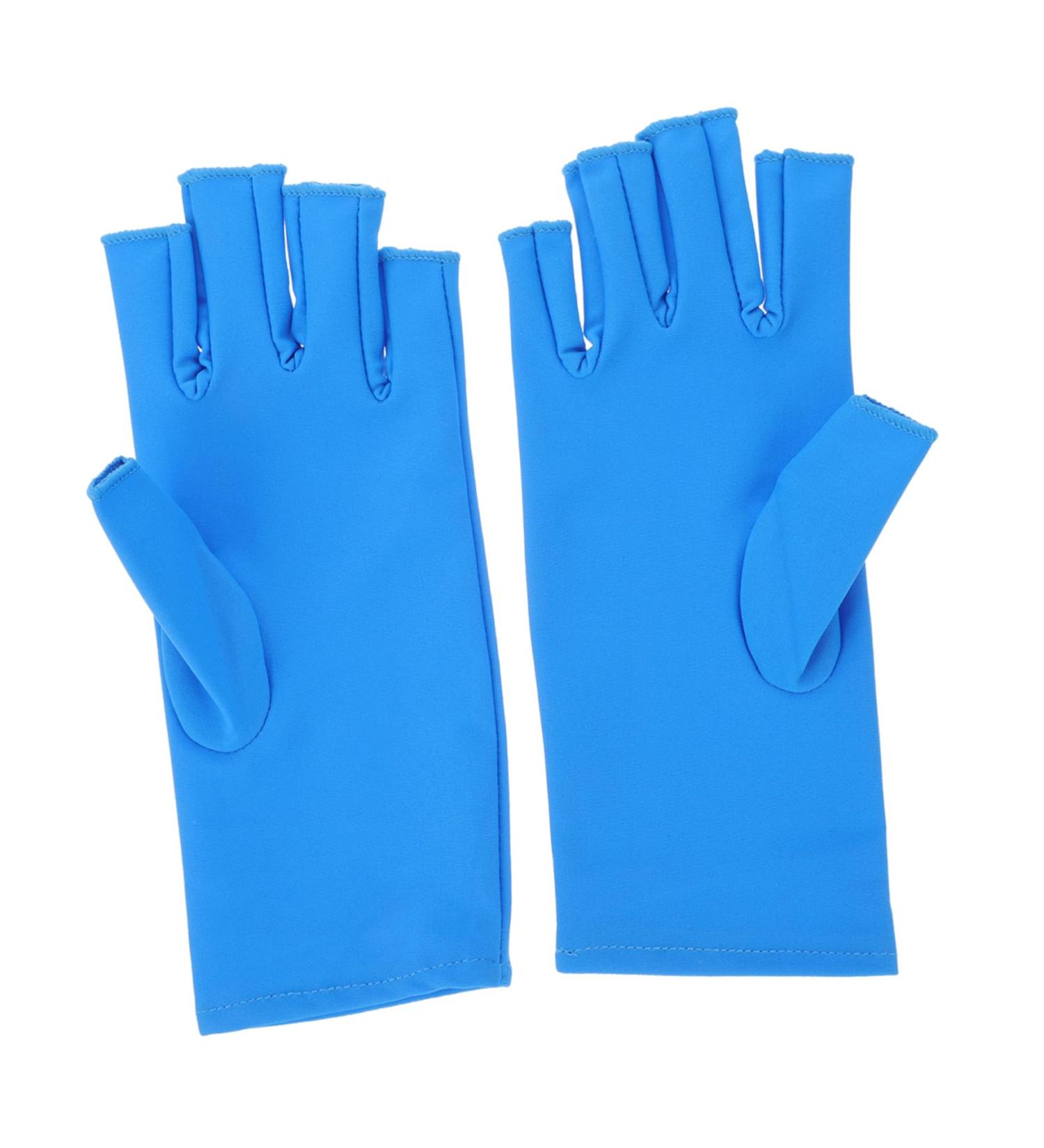 Gogogmee 1 Pair Nail Gloves Nail Art Tools UV Shield Gloves Sunscreen Gloves Fingerless Mitts Anti-uv Gloves Nail Fingerless Manicure Gloves Fingerless Gloves - Buy Online on GoSupps.com