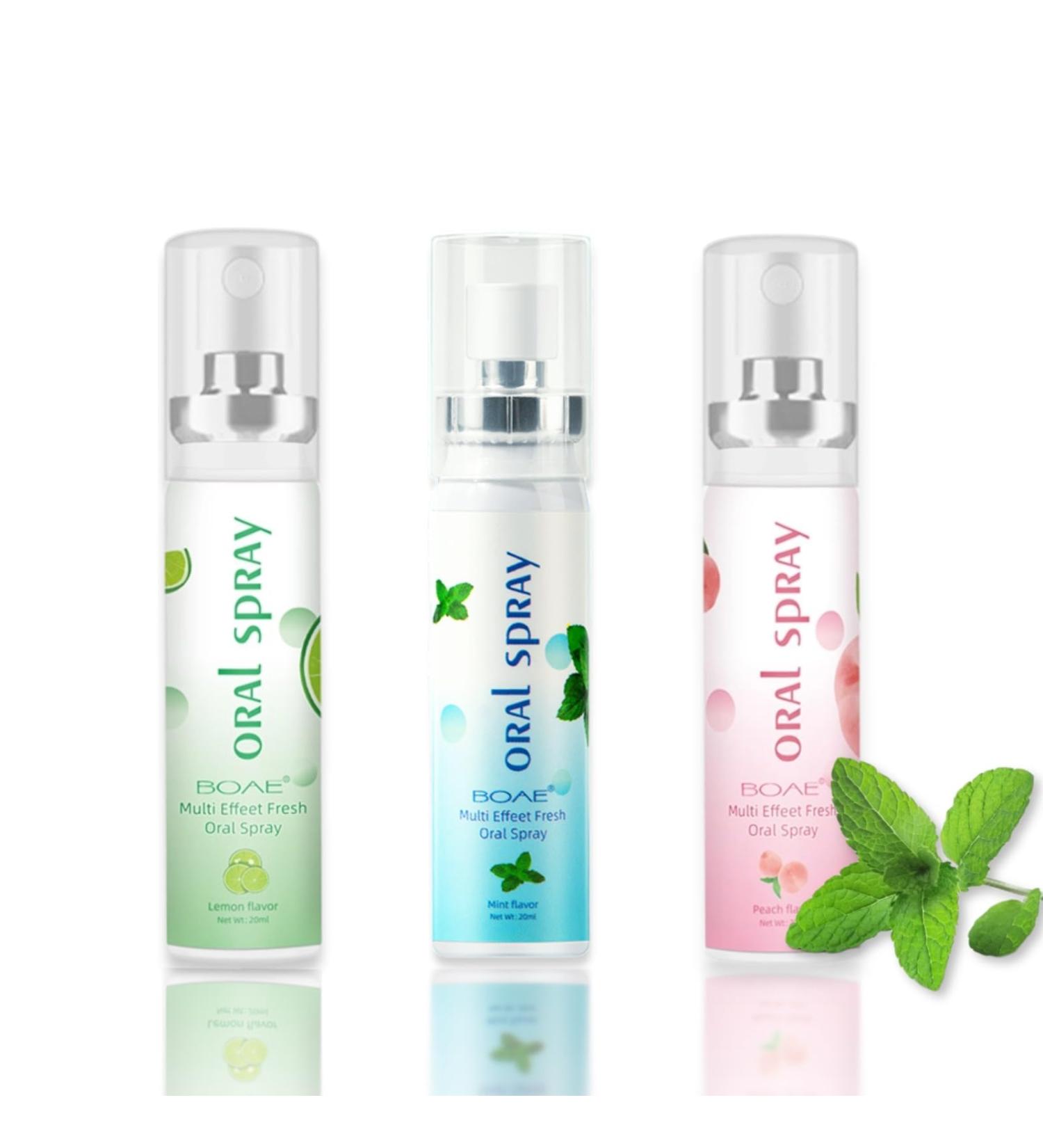 3 Count Fruit Mint Mouth Spray Breath Spray for Adults Bad Breath Treatment Oral Breath Spray Breath Freshener for Bad Breath Mouth Spray Dry Mouth Spray (0.7OZ/20ML) - Buy Online on GoSupps.com