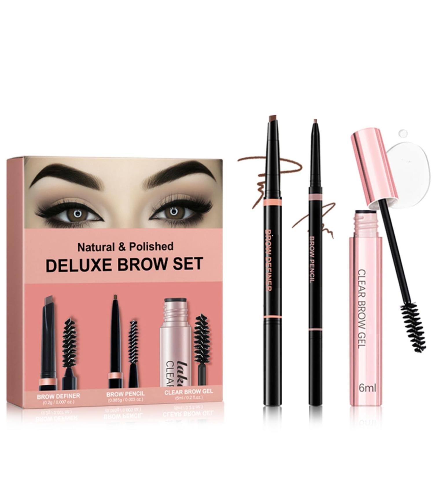  SONGVISON Complete Deluxe Brow Set for natural to well-defined wild eyebrows with a pencil for precise tracing a pencil for even filling and a clear gel for - Buy Online on GoSupps.com