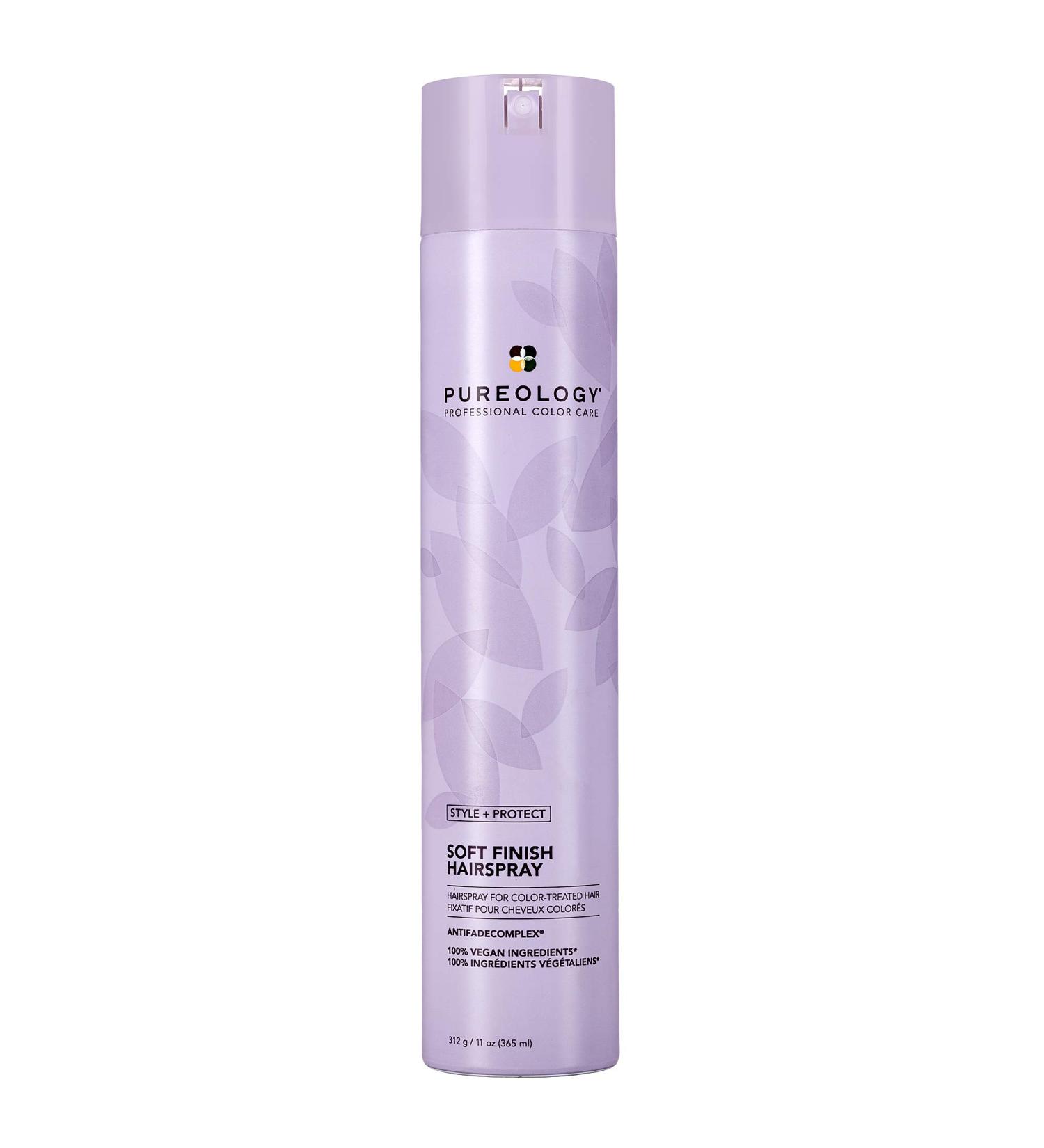 Pureology Style + Protect Soft Finish Hairspray | Flexible Hold | Vegan | 11 Fl Oz - Buy Online on GoSupps.com