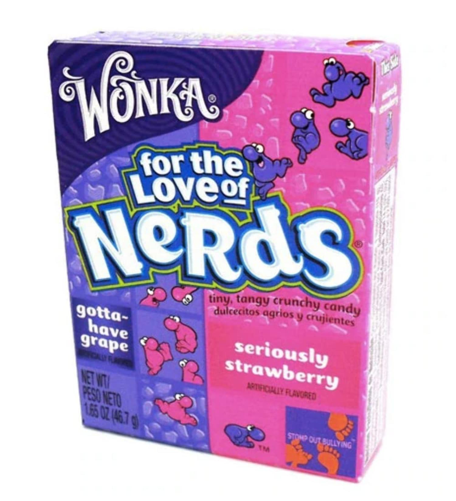 Wonka Nerds Strawberry/Grape 46g