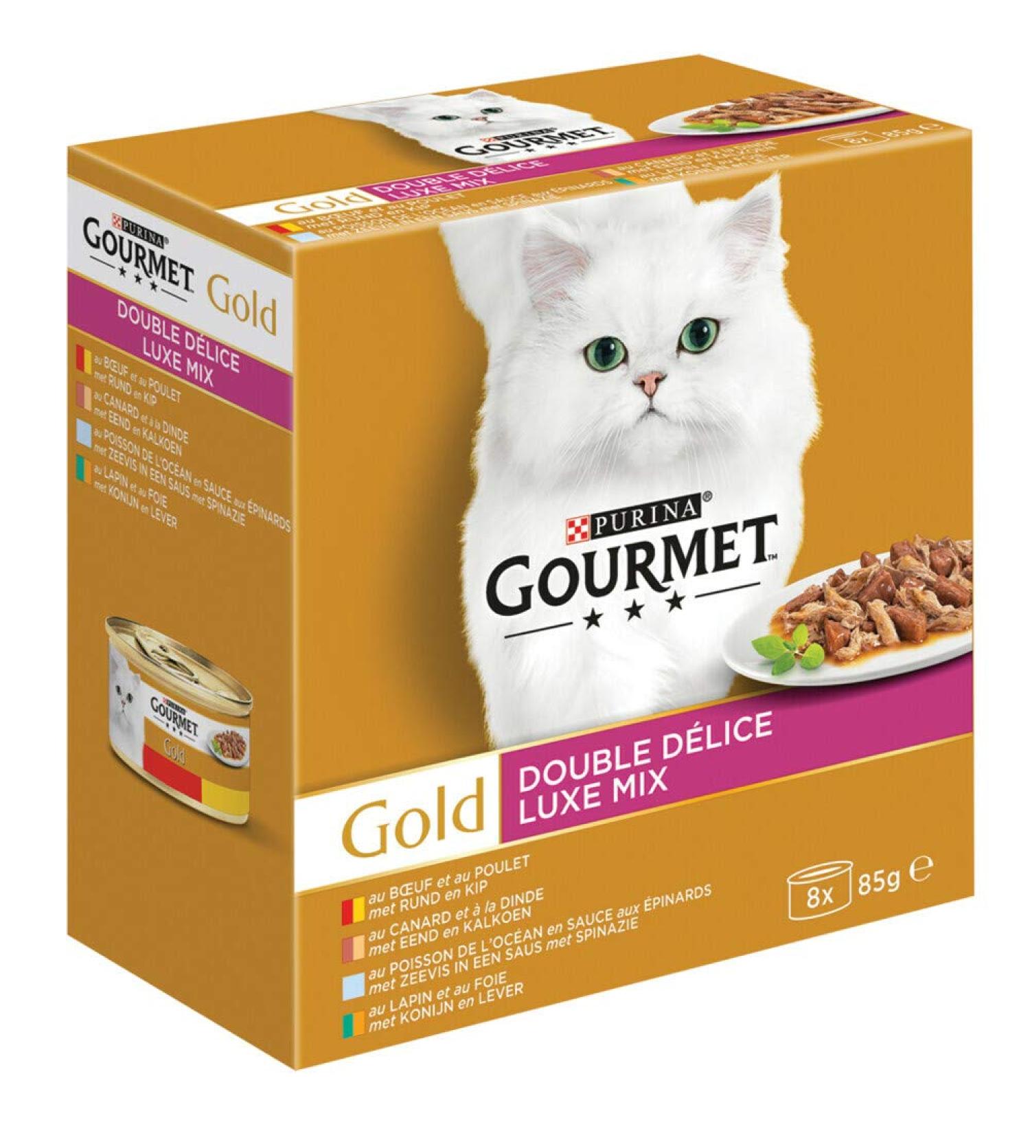 Purina Gourmet - Gold Luxe Mix - 8 x 85 gr