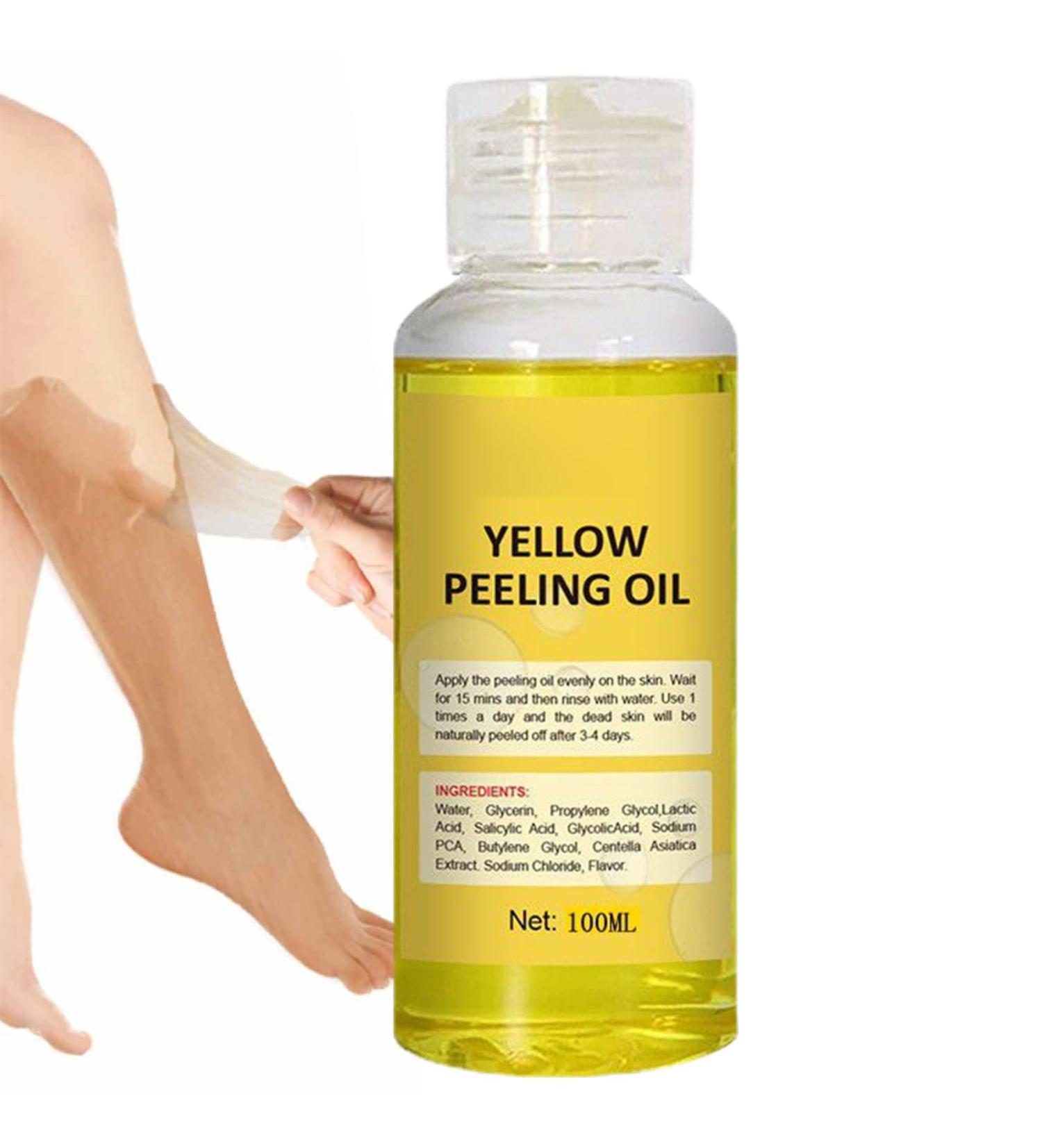 Lightening Peeling Oil Body Peeling Oil Extra Strong Yellow Peeling Peeling Oil Exfoliating Scrub Oil For Black Skin 30 l - Buy Online on GoSupps.com