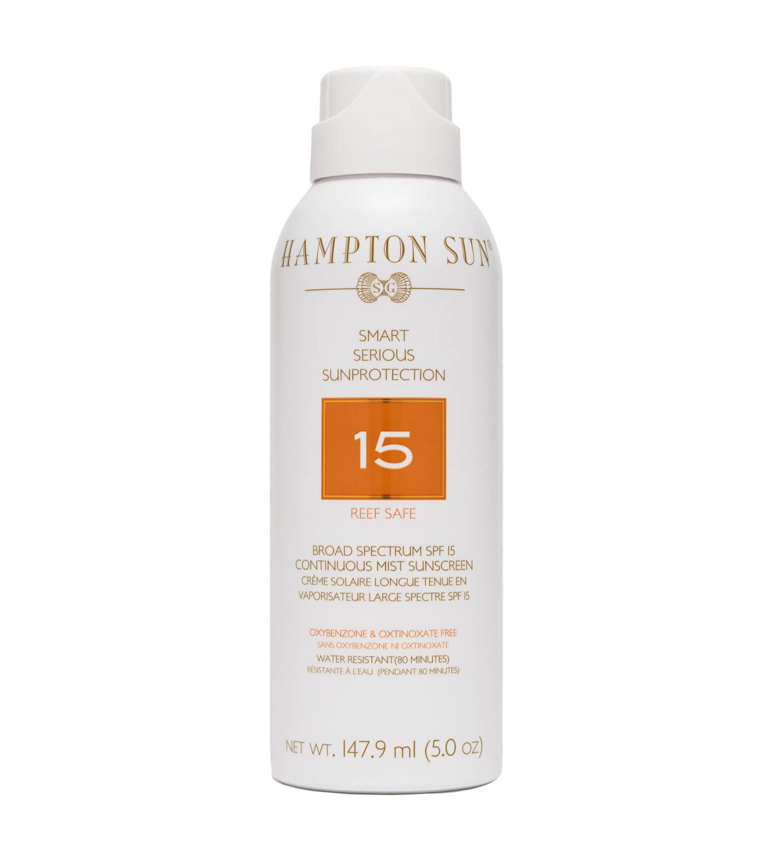 Hampton Sun SPF 15 Continuous Mist Sunscreen  5 oz