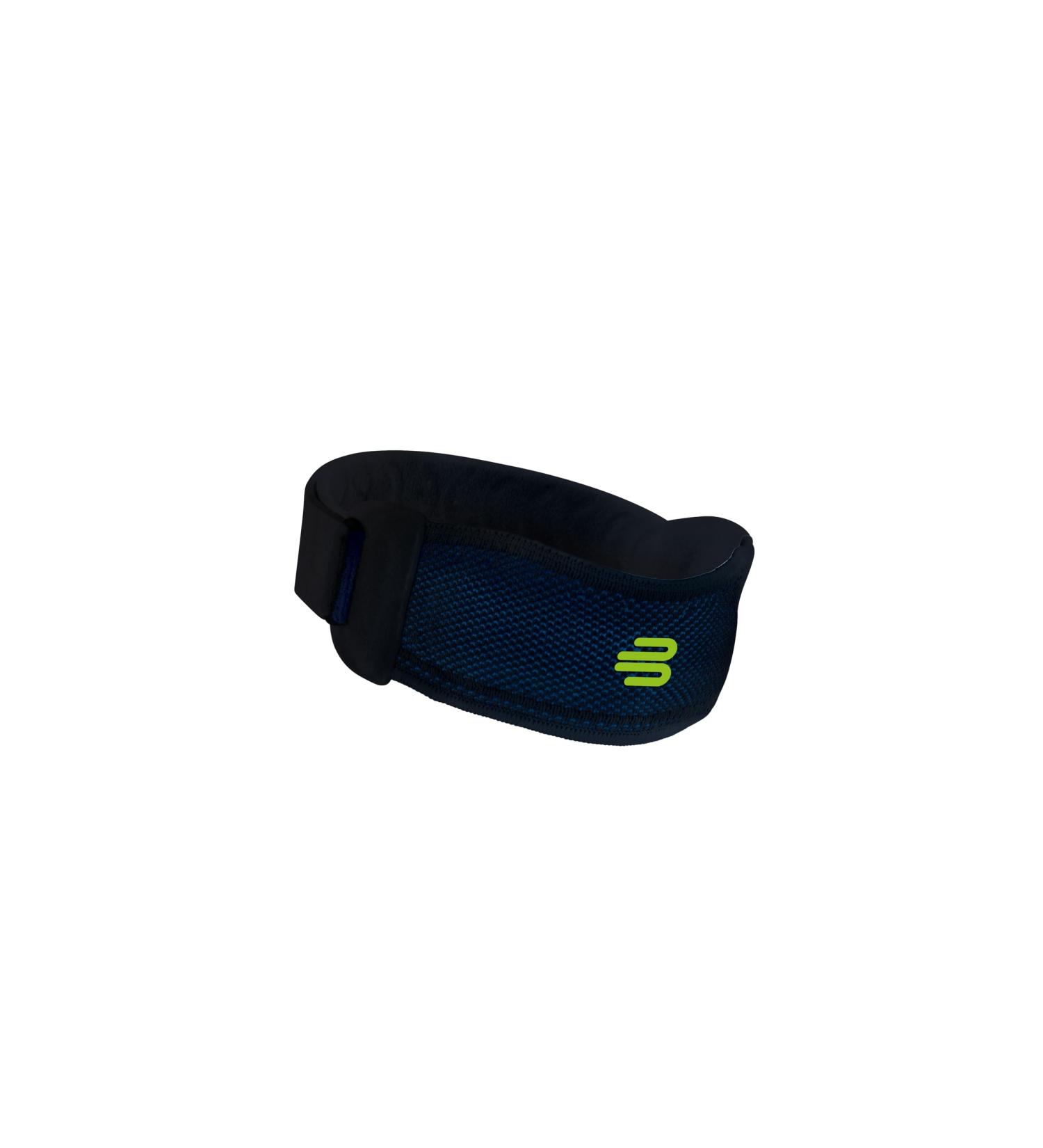 Bauerfeind Unisex Knee Sports Belt - Pressure Relief for Ball Sports & Athletics - Silicone Ring - Size L - Black - Buy Online on GoSupps.com