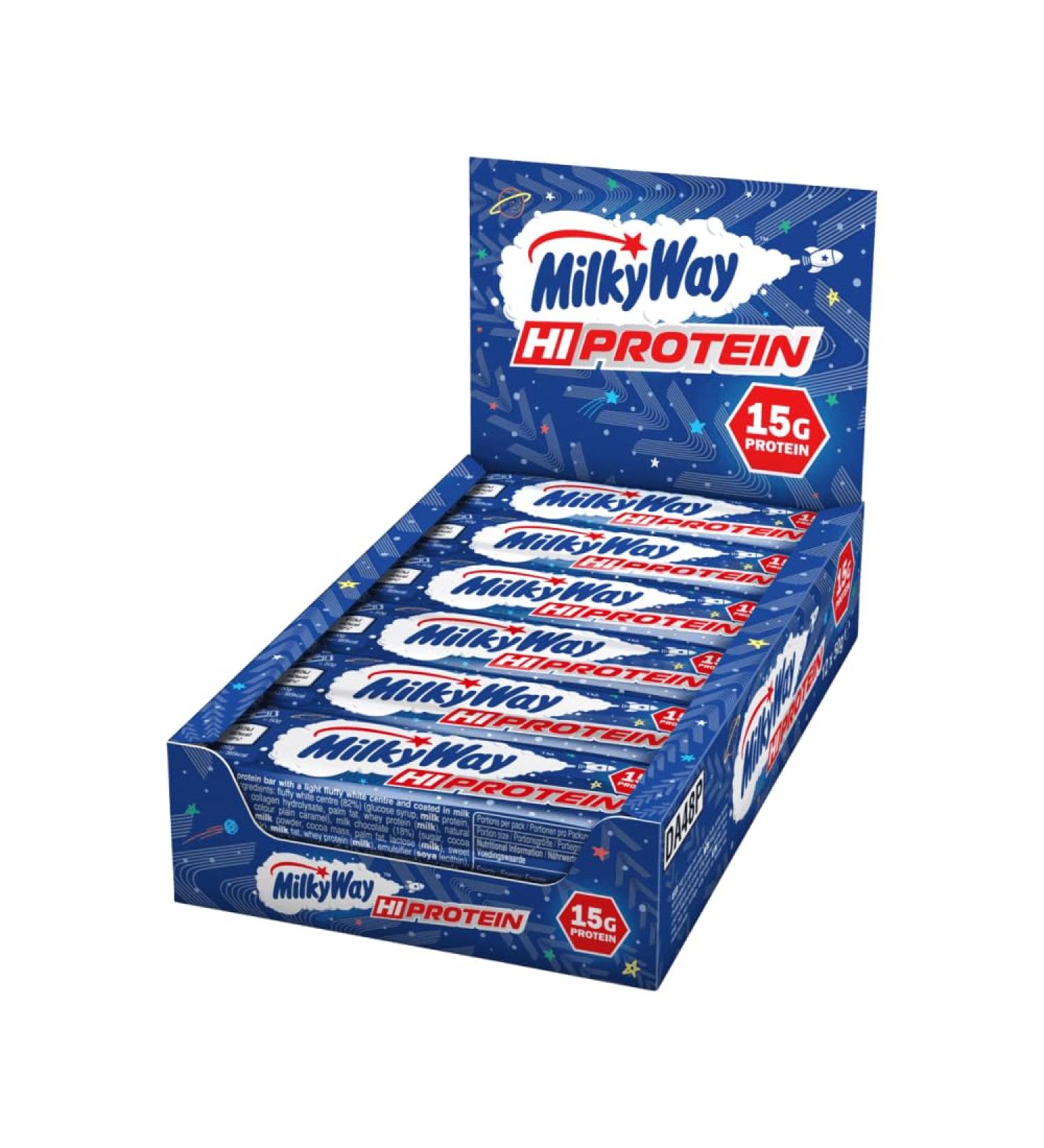 Buy MilkyWay High Protein Bar (12x50g) Milk Chocolate - Delicious & Nutritious Protein Snack for International Shipping - Buy Online on GoSupps.com