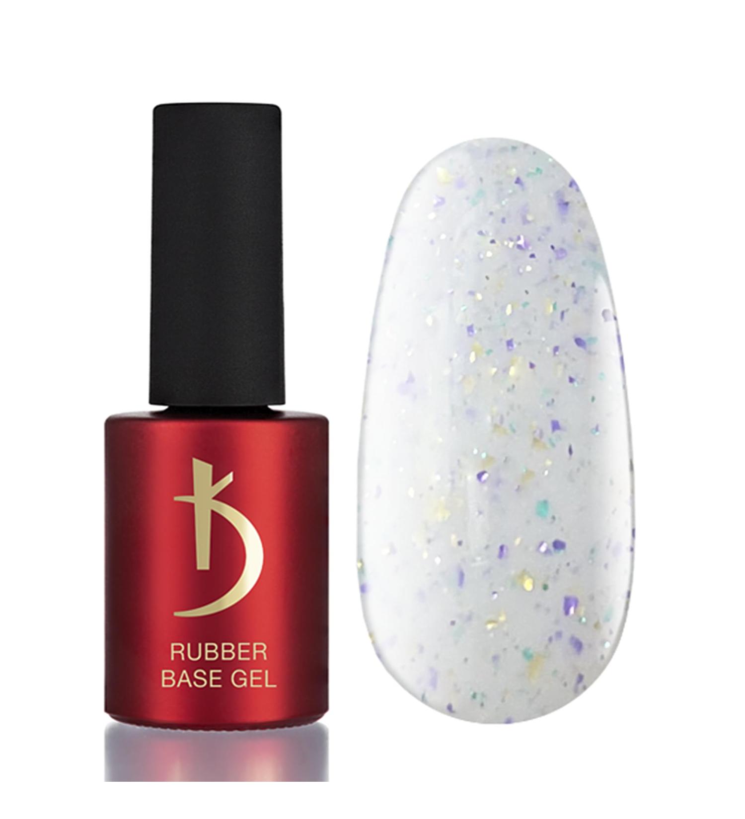 K Professional Rubber Base Gel - Milky Lilac 7ml | Best Base Coat for Gel Nails - Long-lasting Nail Polish - Shop Internationally - Buy Online on GoSupps.com