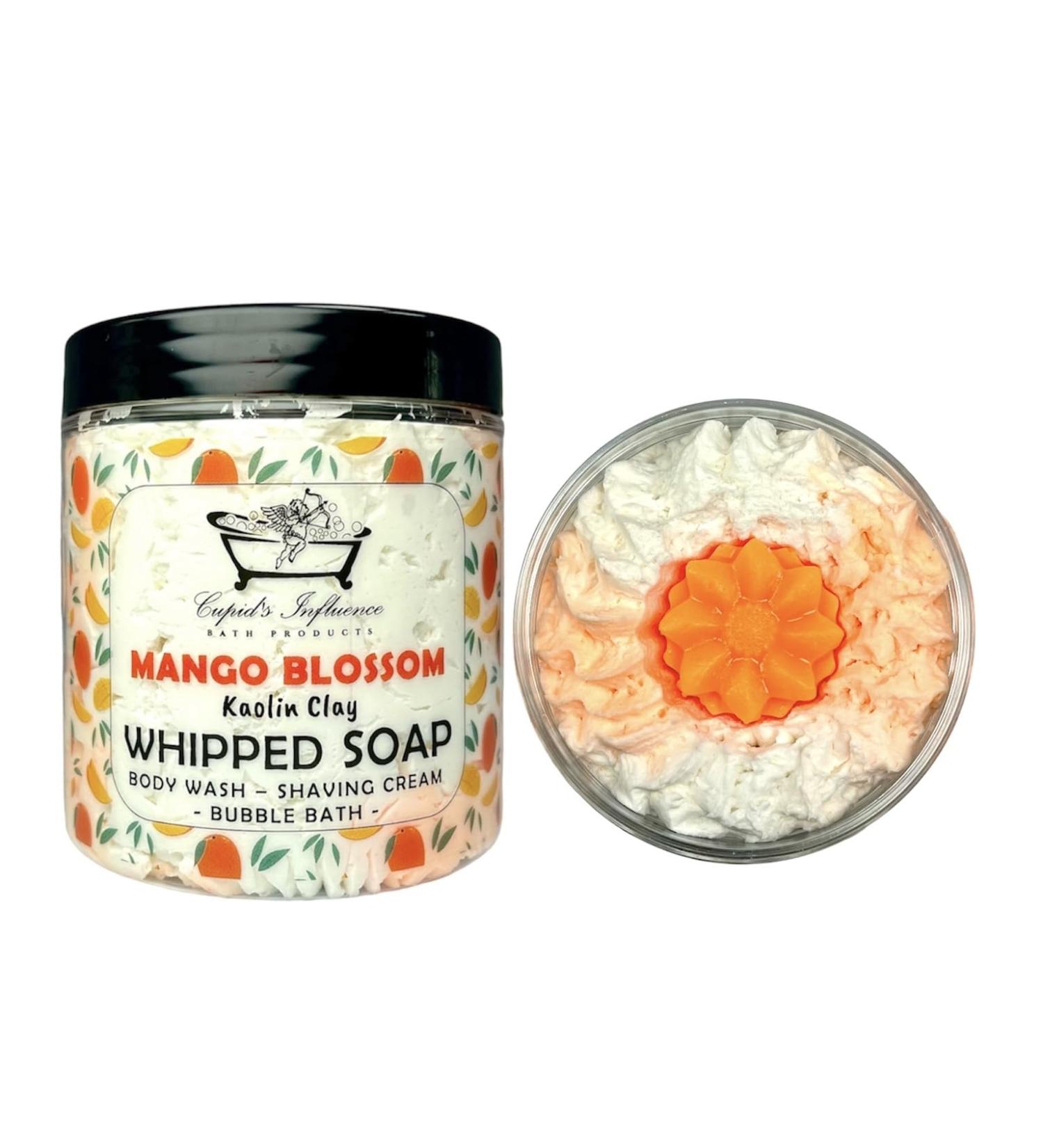 Mango Blossom Whipped Soap | Kaolin Clay Body Wash | Shower Fluff | Luxury Shaving Foam | Shower Cream | Mango Bubble Bath | Mango Body Wash | Mango Soap - Buy Online on GoSupps.com