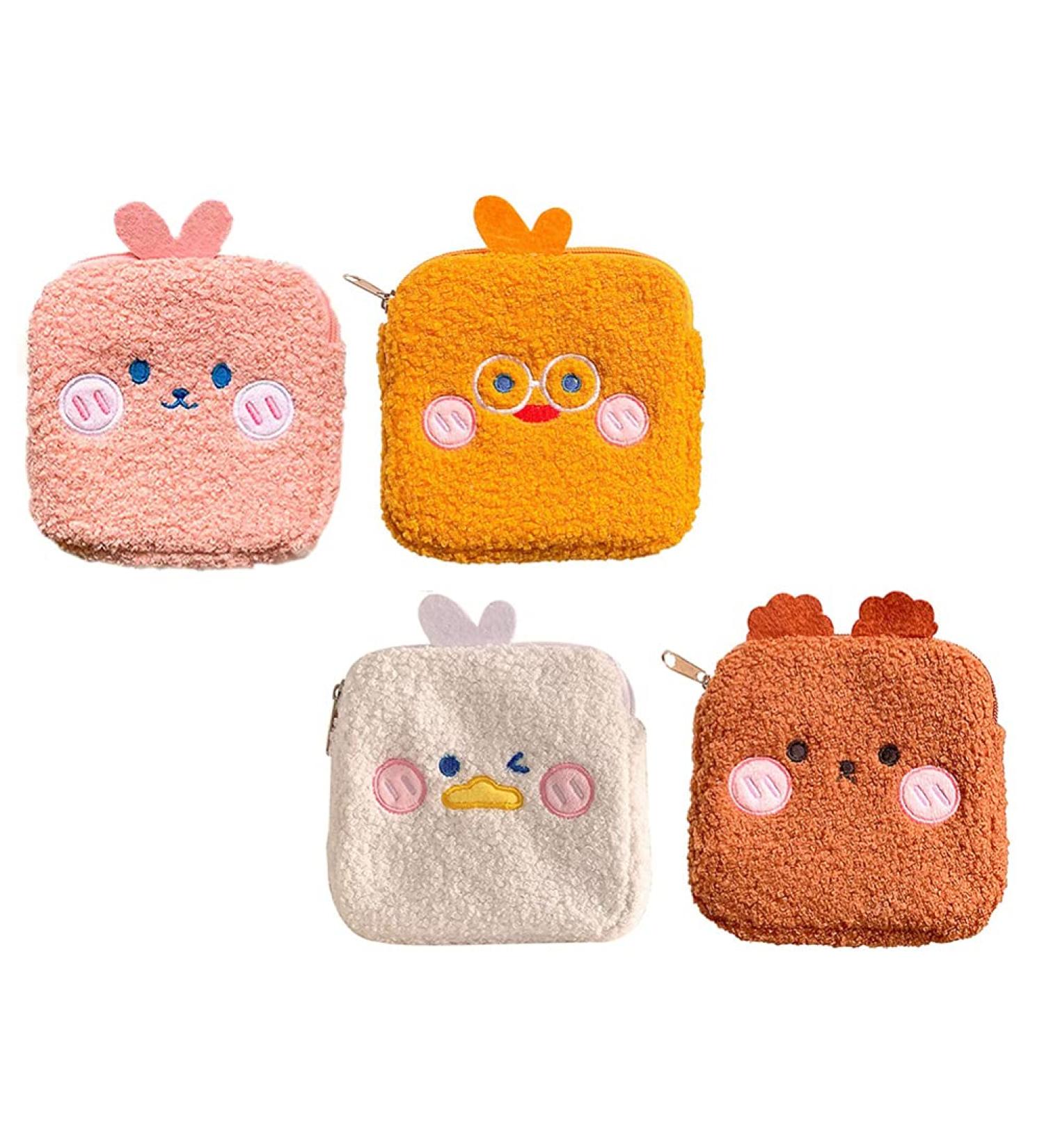 Buy Housoutil Menstrual Pads BAG | 4PCs Portable Sanitary Napkin Storage Kit for Girls - Travel Convenience - Buy Online on GoSupps.com