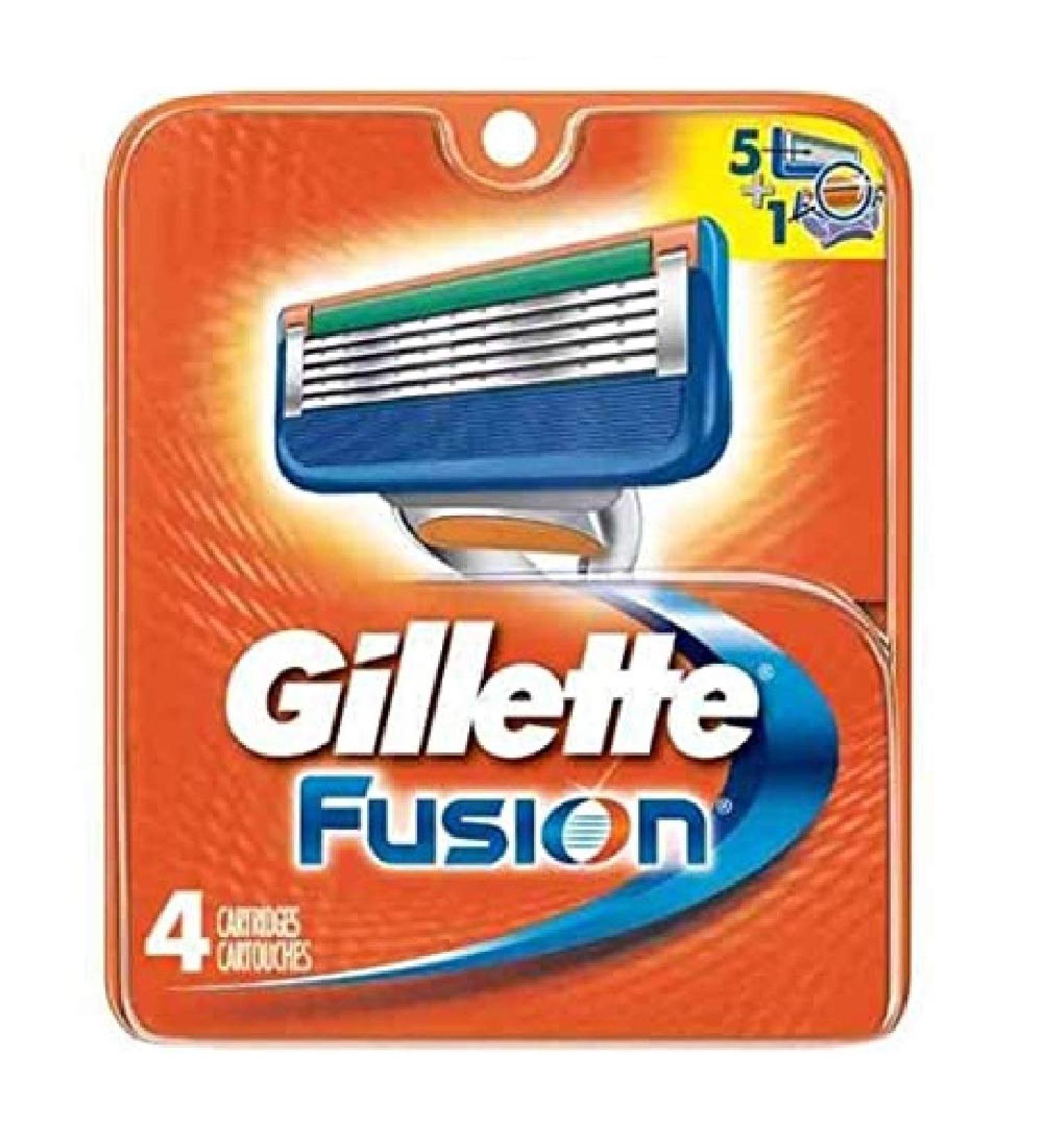 Gillette Fusion Blades 4 Cartridges