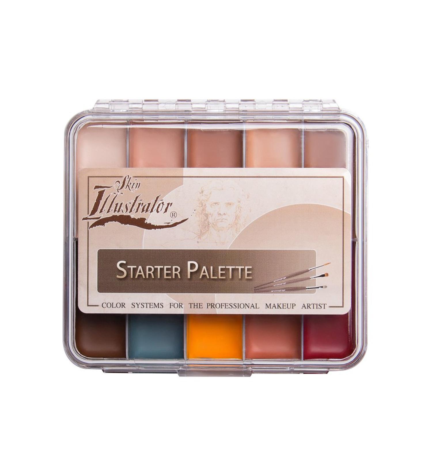 Skin illustrator Starter Palette 10 colors - Alcohol activated Special FX Makeup