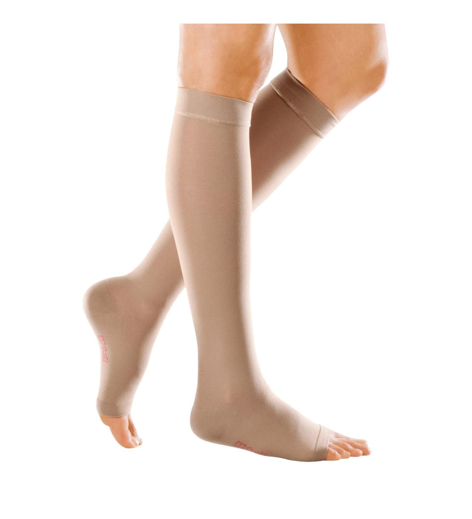 Mediven Forte 30-40 mmHg Knee High Open Toe : Beige Size IV
