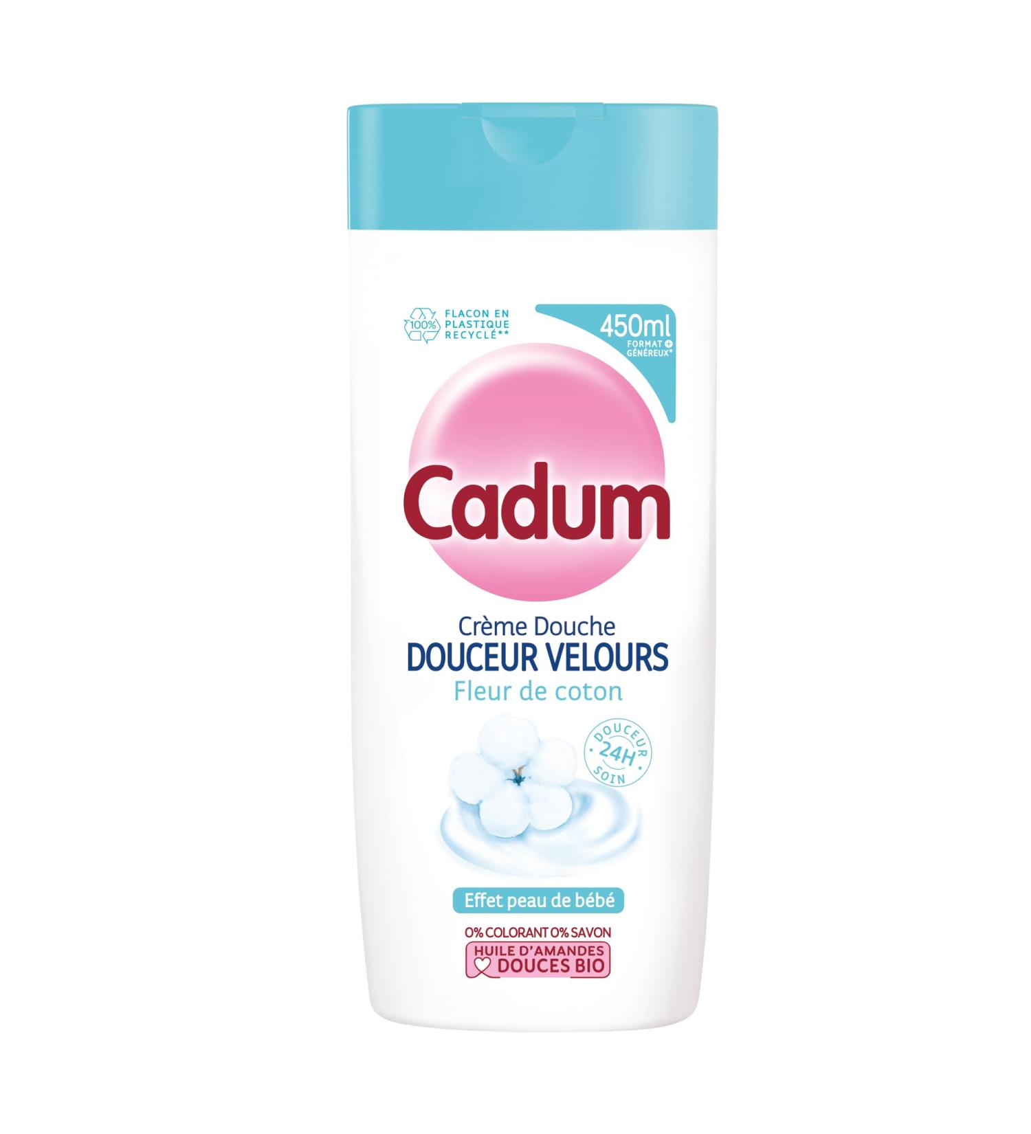 Cadum Velvety Softness Shower Cream Cotton Flower 450ml - Buy Online on GoSupps.com