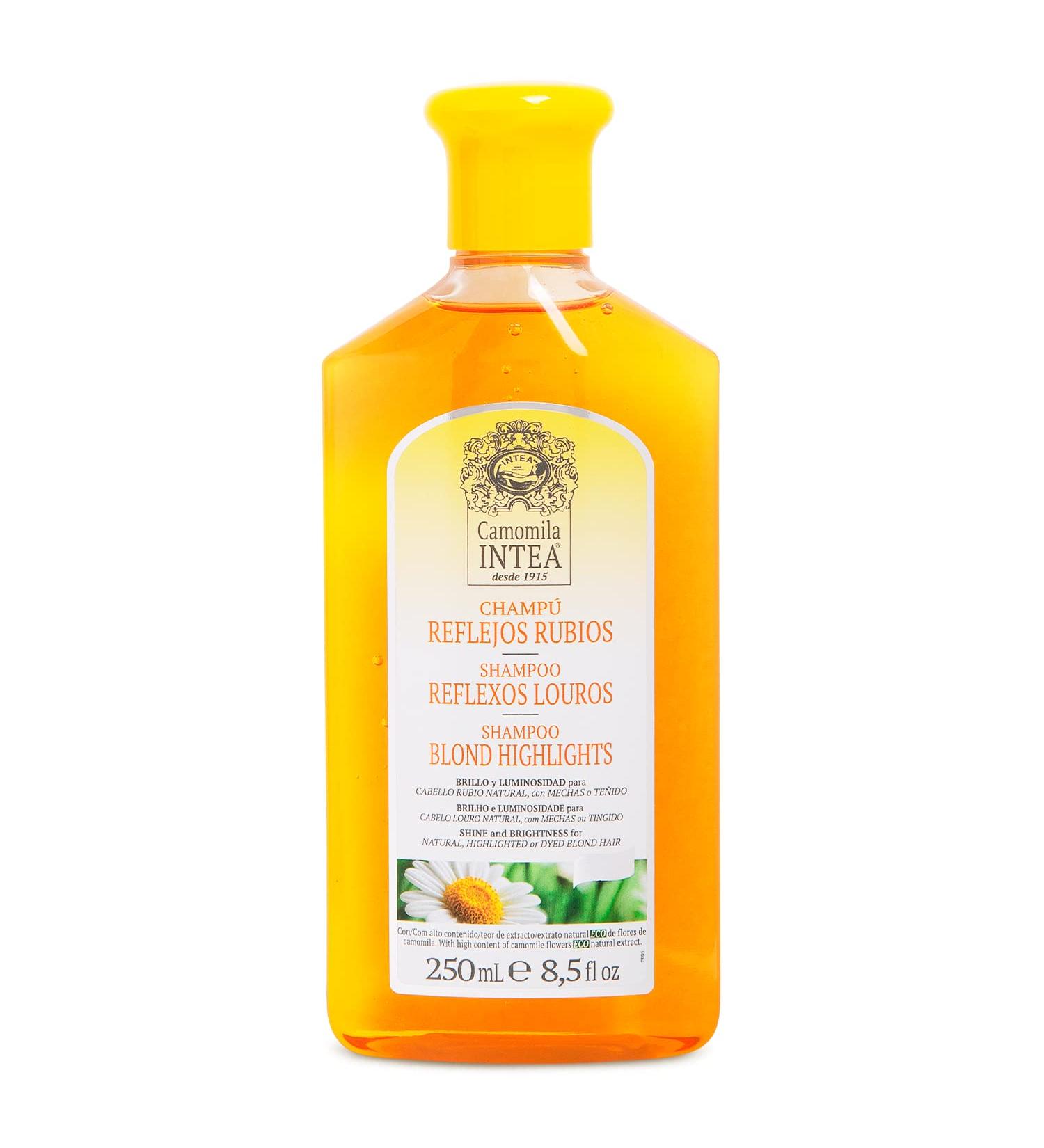 Intea Chamomile Shampoo - Premium Non-Ammonia Blonde Brightening Shampoo for Natural or Dyed Hair - 8.5oz - Buy Online on GoSupps.com