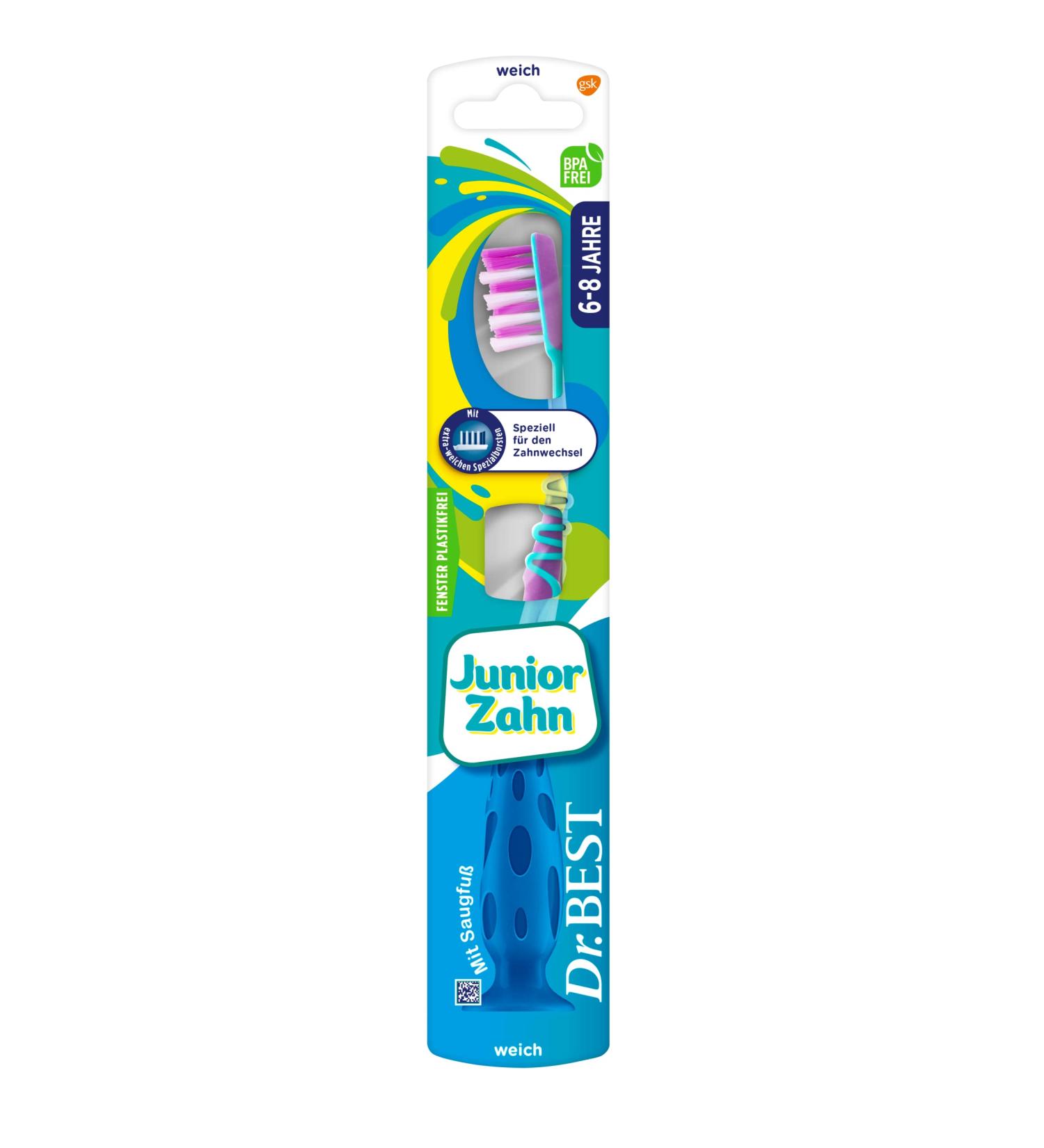 Dr.BEST Junior Toothbrush - Soft 1 Piece for Kids 6+ | Ideal for Loose Teeth | Buy Now! - Buy Online on GoSupps.com