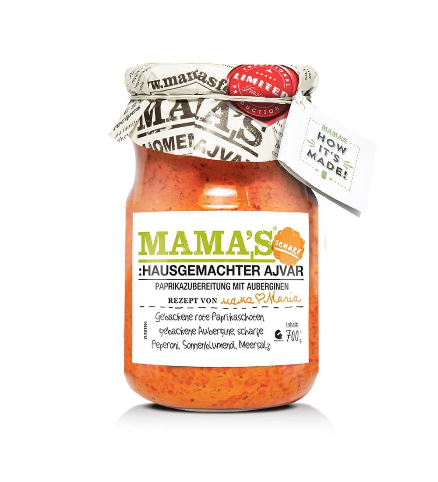 Mama's Food Home Style Ajvar spicy 700g