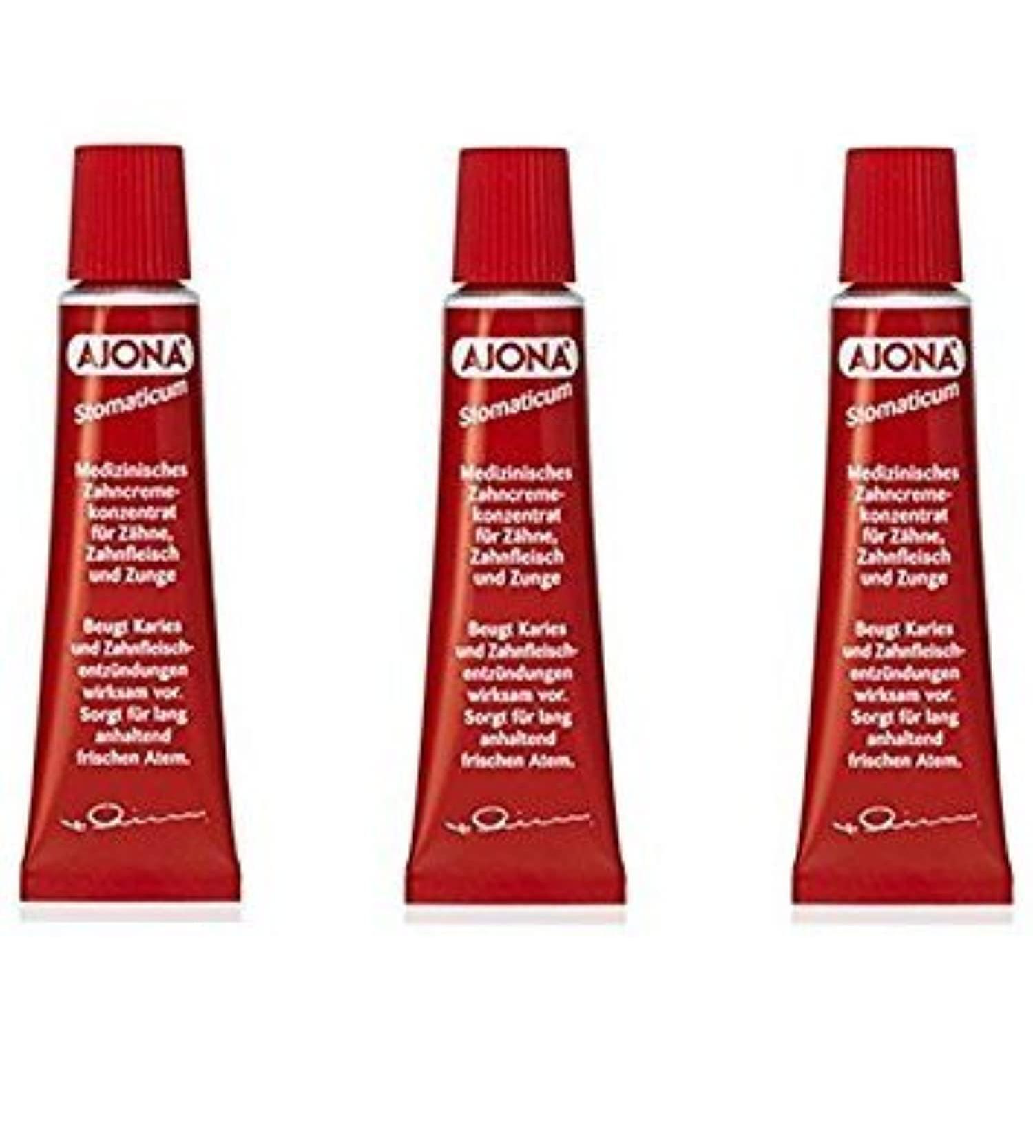Ajona Stomatikum Toothpaste 25ml - Pack of 3 | Dental Care Set - Buy Online on GoSupps.com