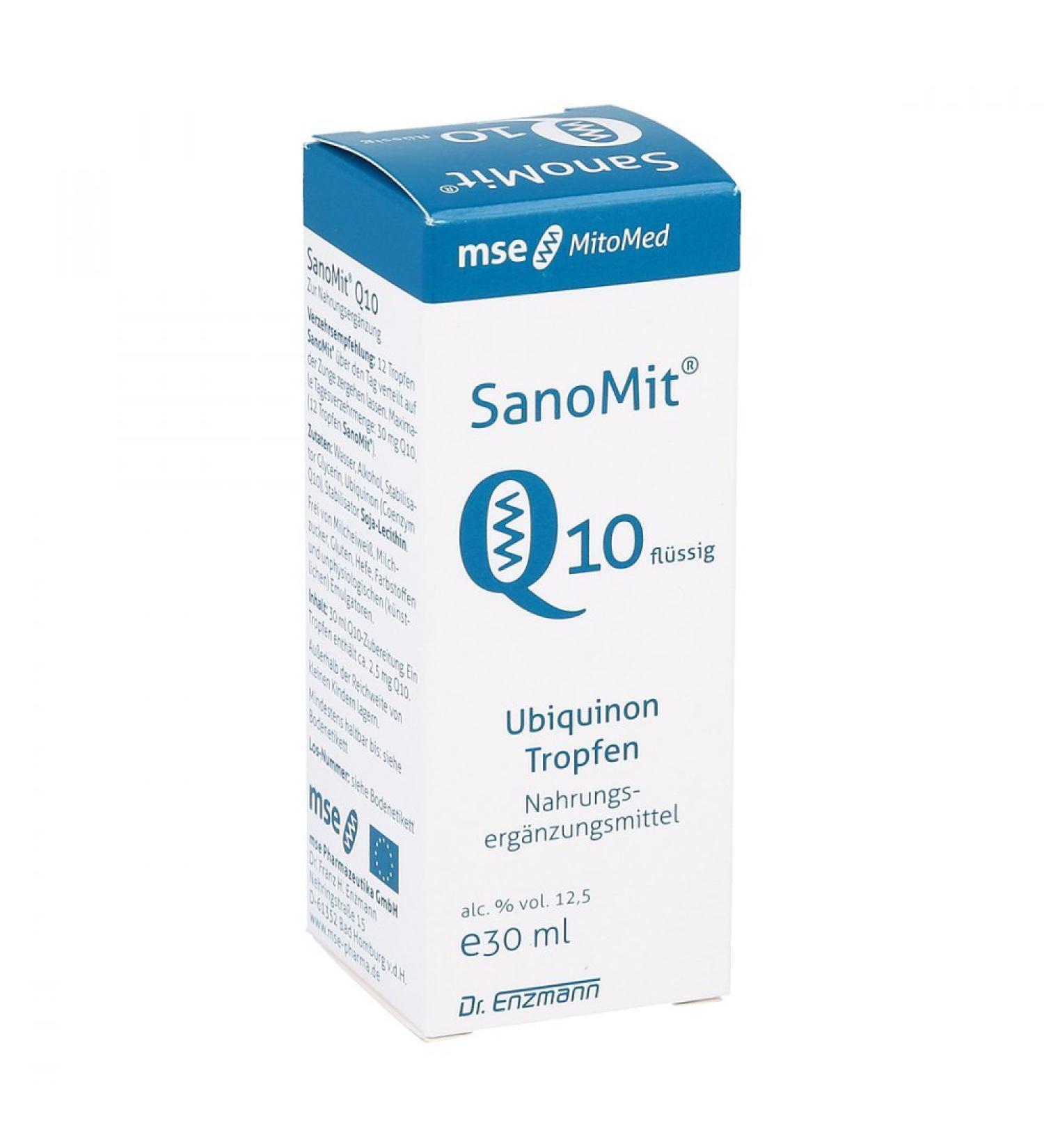 Buy Sanomit Q10 Liquid 30 ml - Premium Quality Fast International Shipping - Buy Online on GoSupps.com