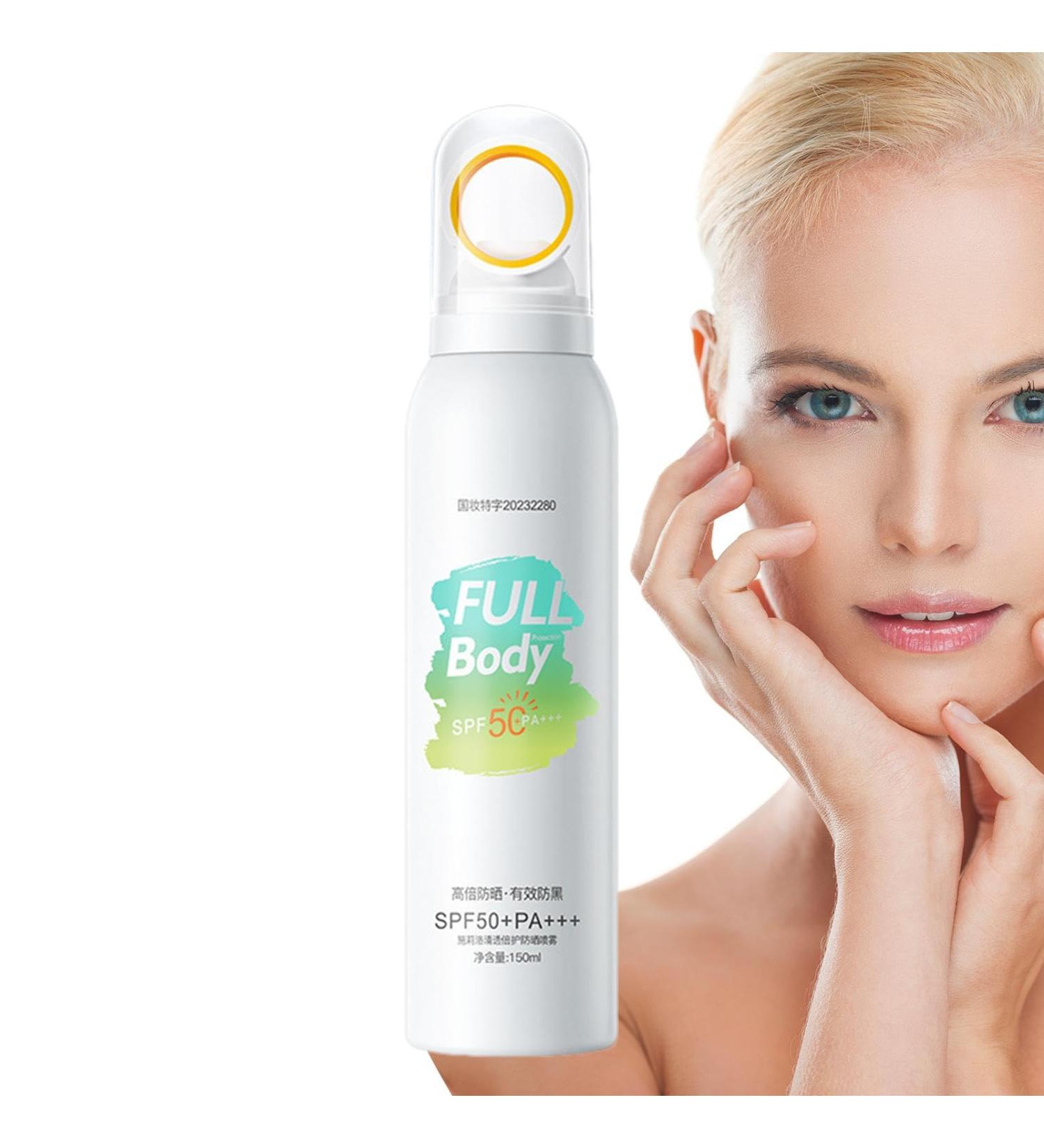 Sunscreen Spray - 50ml Sport Sunscreen Suntan Lotion Sunblock Spray | Sunblock Cream Sun Protection Screen Protector for Outdoor Use Women & Men Dermatologist Recommended Sunscreen - Buy Online on GoSupps.com