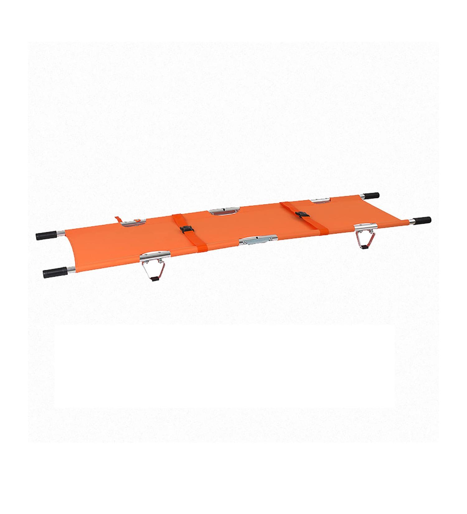 Multifunctional Emergency Rescue Stretcher Portable Folding Stretcher Aluminum Alloy Patient Transport Flat Stretcher Mover for Hospital - Buy Online on GoSupps.com
