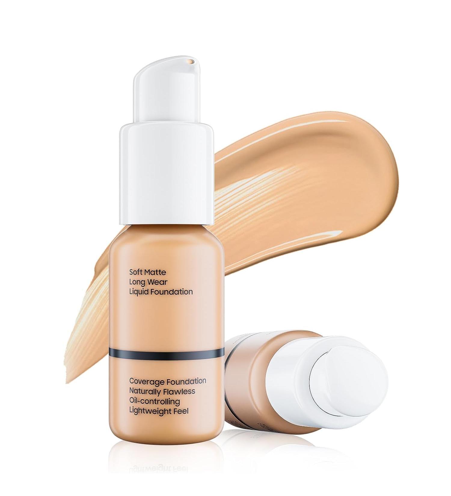 Fanterday Air Cushion CC Cream (Natural) With Fanterday Liquid Foundation (#104 Buff Beige) - Buy Online on GoSupps.com