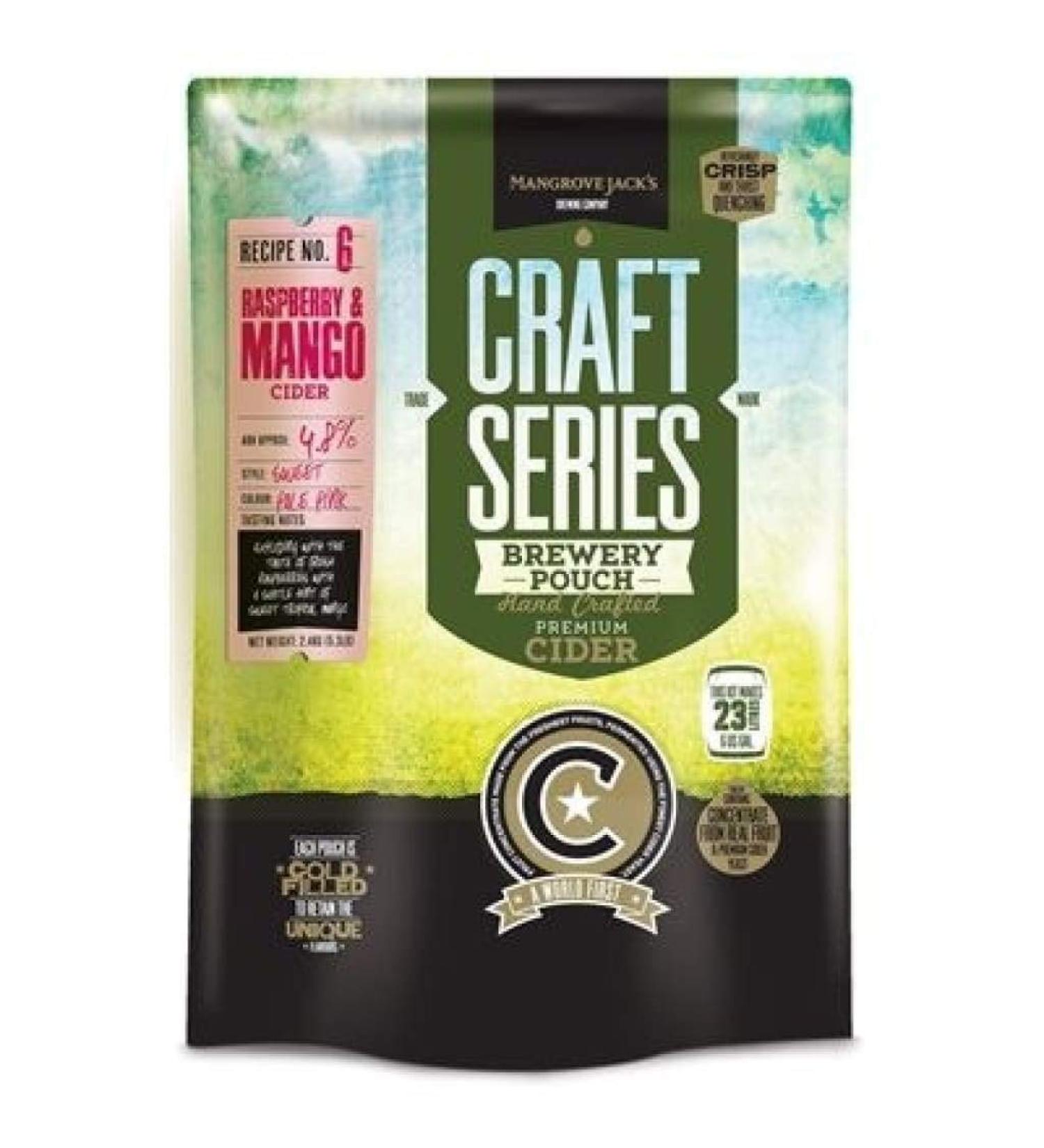 Mangrove Jack's Craft Series Raspberry and Mango Cider Pouch
