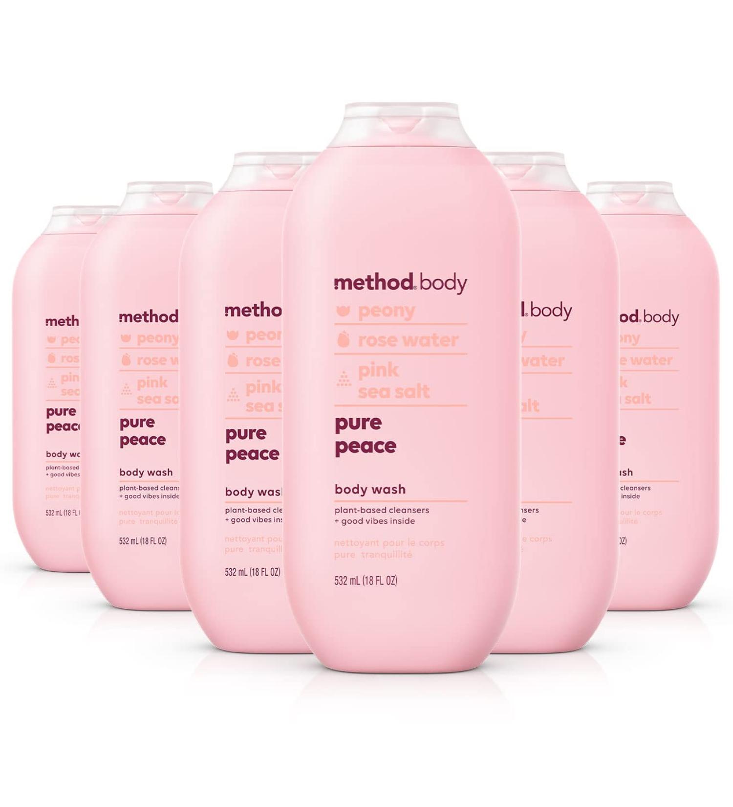 Method Pure Peace Body Wash 18 oz - Paraben & Phthalate Free (Pack of 6) - Buy Online on GoSupps.com