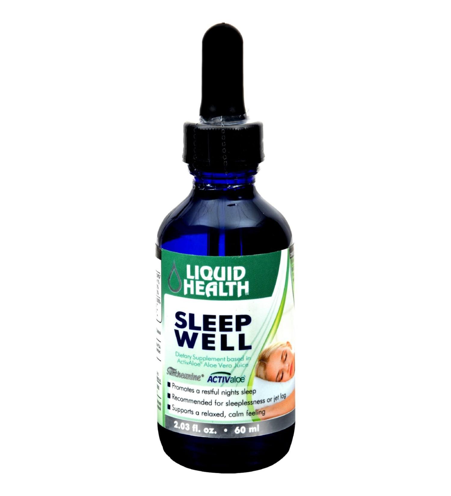 Liquid Health Sleep Well GF â€“ 2 oz | Natural Sleep Aid for Restful Nights - Buy Online on GoSupps.com