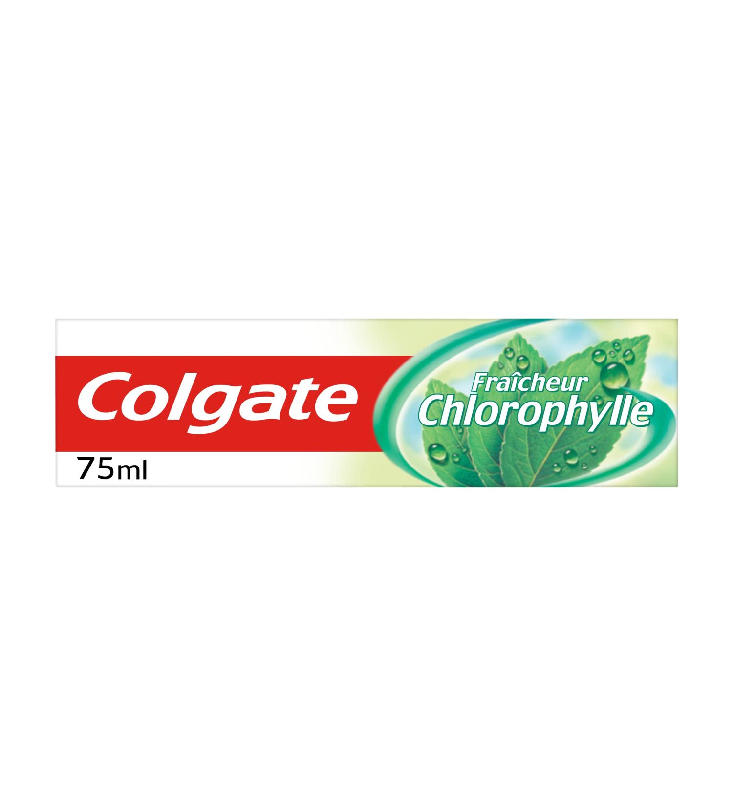  Colgate COLGATE - Chlorophyll Fresh Toothpaste - Toothpaste with Fluorine and Calcium Formula - Tube of 75 ml - Buy Online on GoSupps.com