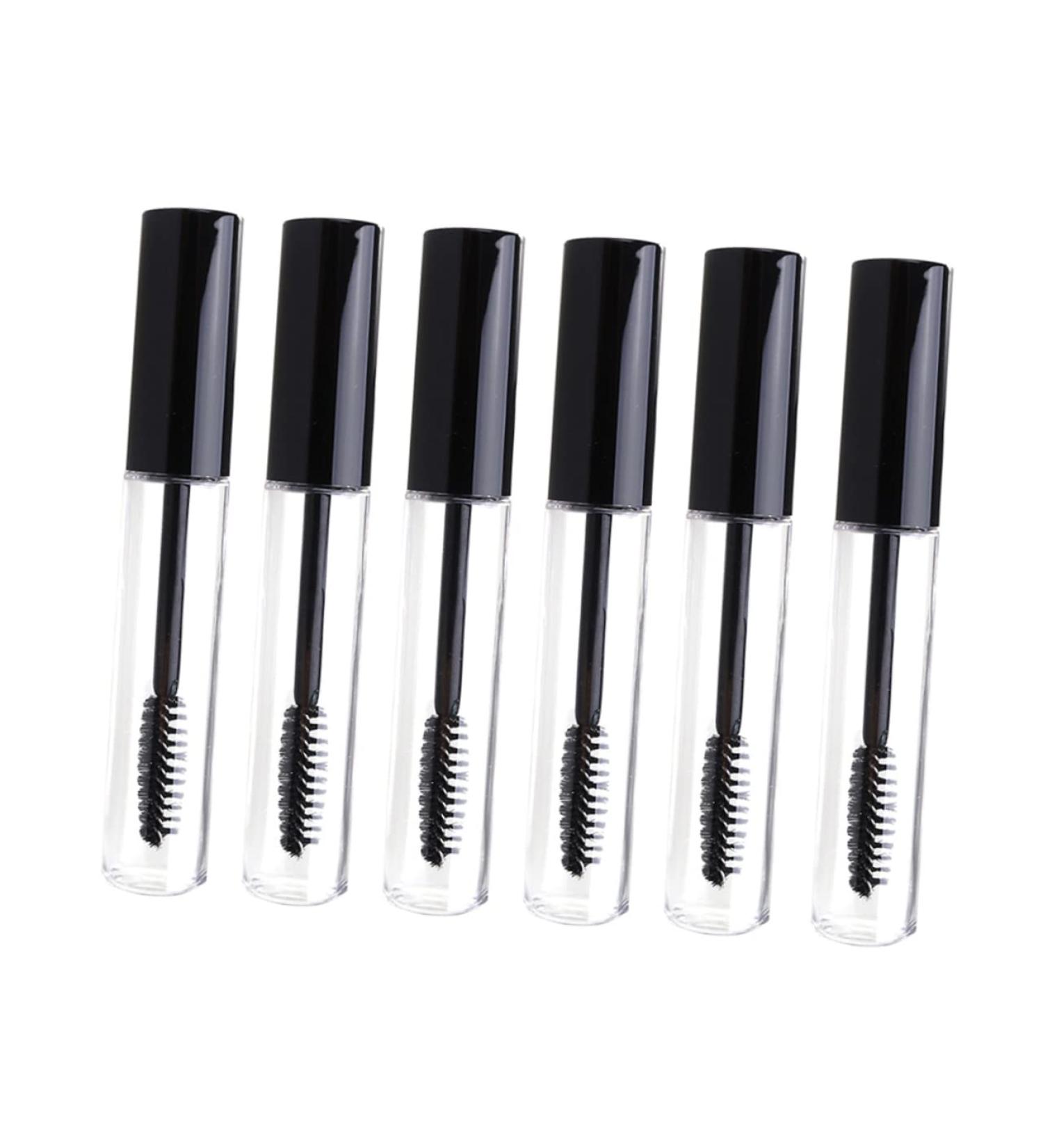 LALAFINA 6pcs Lip Gloss Containers Empty Tube Makeup Diy Air Traffic Control Empty Glass Pearlescent 6pcs Black - Buy Online on GoSupps.com