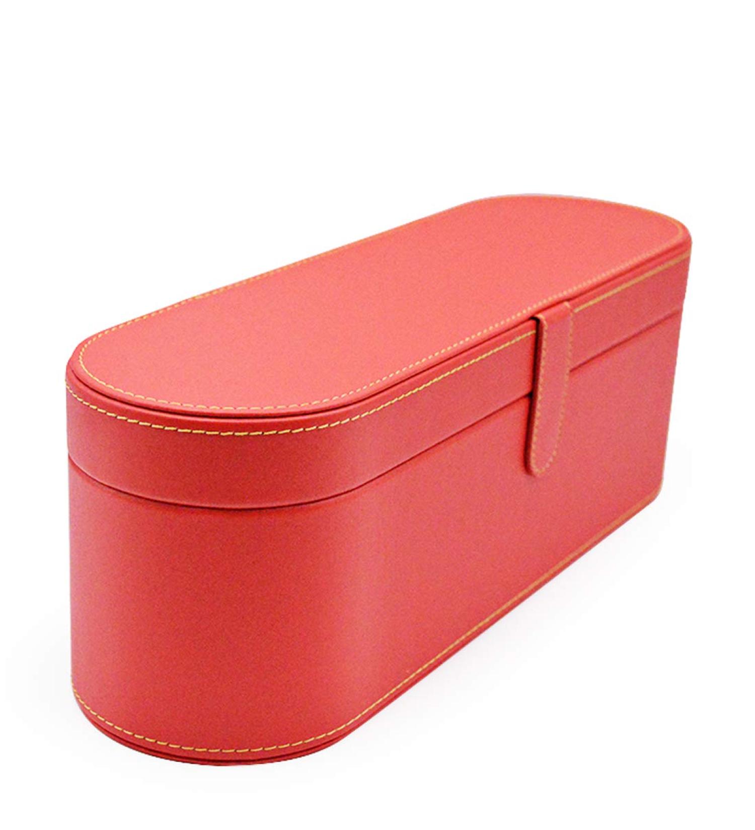 ANREONER Portable Case for Dyson Supersonic Hair Dryer Magnetic Flip PU Leather Moisture-proof Anti-scratch Dustproof Organizer for Travel - Red - Buy Online on GoSupps.com