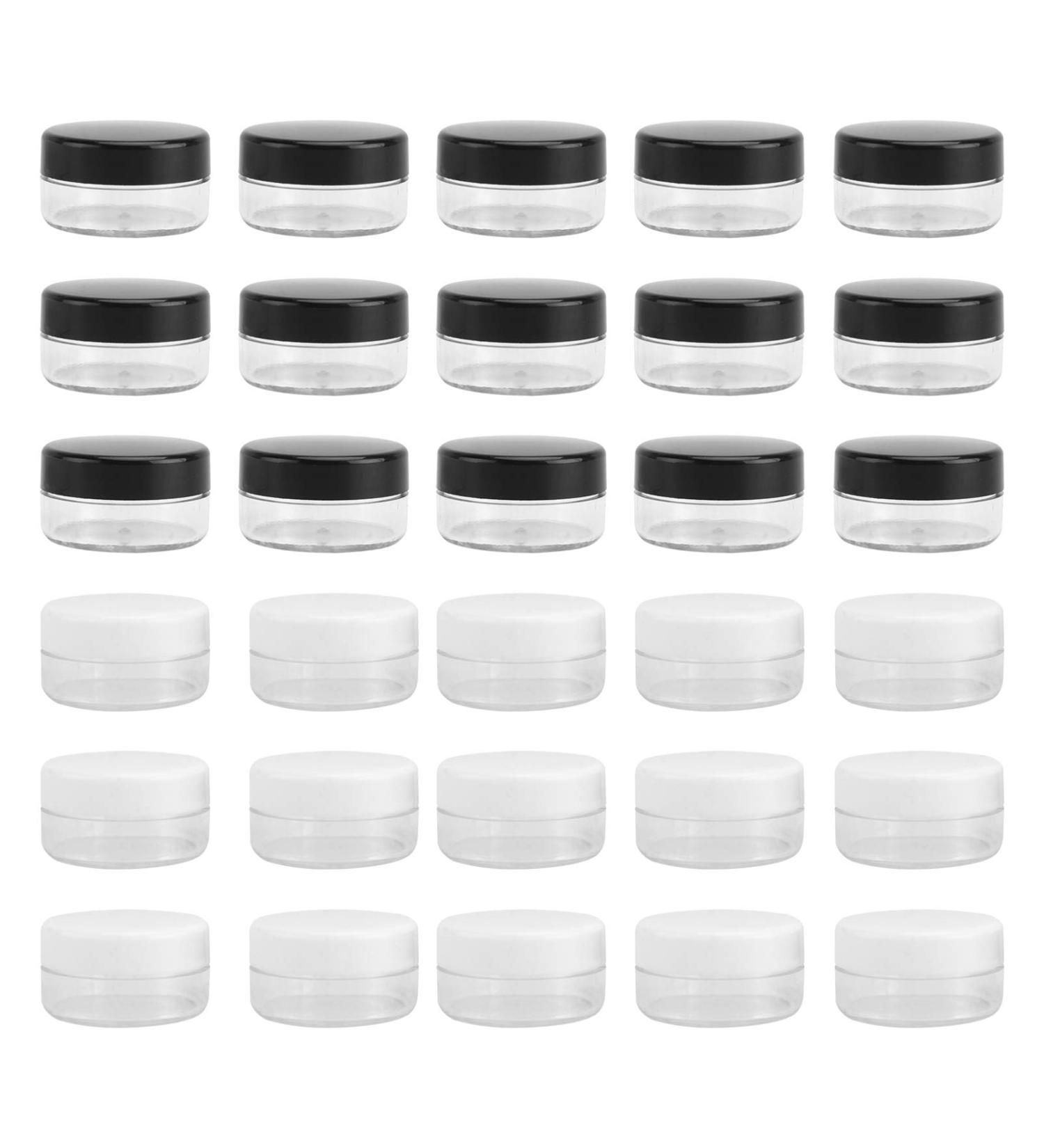 Shop Cabilock 30-Piece Glass Cream Cans - 10g Ointment Containers for Lip Balm Nail Art & Cosmetics - Mini Doses with Lid - Buy Online on GoSupps.com