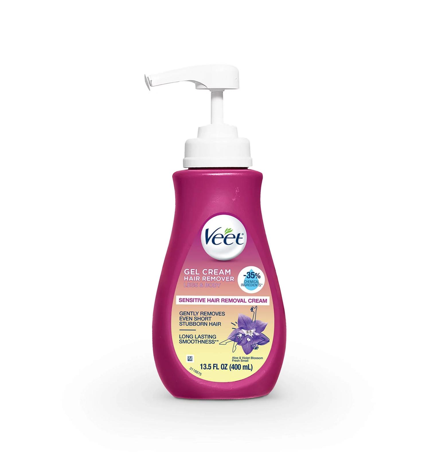 Veet Gel Hair Remover Cream with Essential Oils - 13.50 oz | International Shipping Available - Buy Online on GoSupps.com