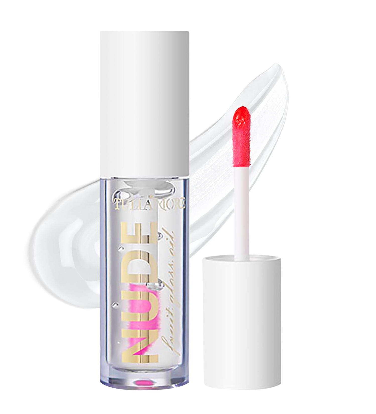 LOPHE Plumping Lip Oil Makeup Lip Gloss Fruit-Flavored Lip Care Oil Long Moisturizing Lip Gloss Tinted Lip Oil Non-Sticky FInish High-Shine Hydrating Light Clear Liquid Lipsticks (Coconut -White) - Buy Online on GoSupps.com